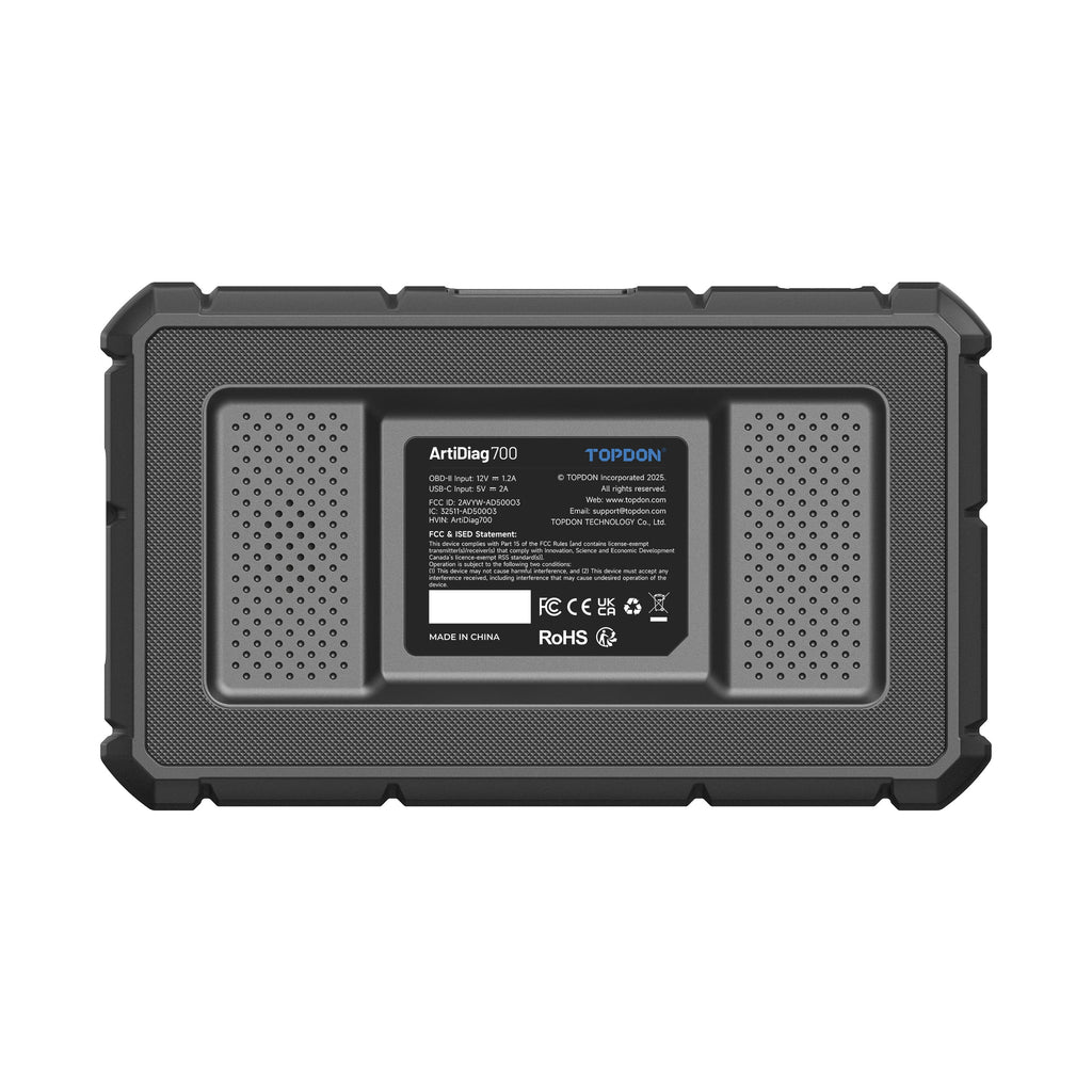 TOPDON 5" Scan Tool - All Systems Scan, 15 Service Functions