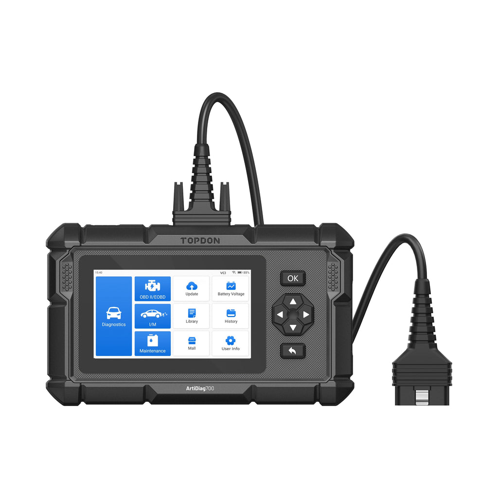 TOPDON 5" Scan Tool - All Systems Scan, 15 Service Functions