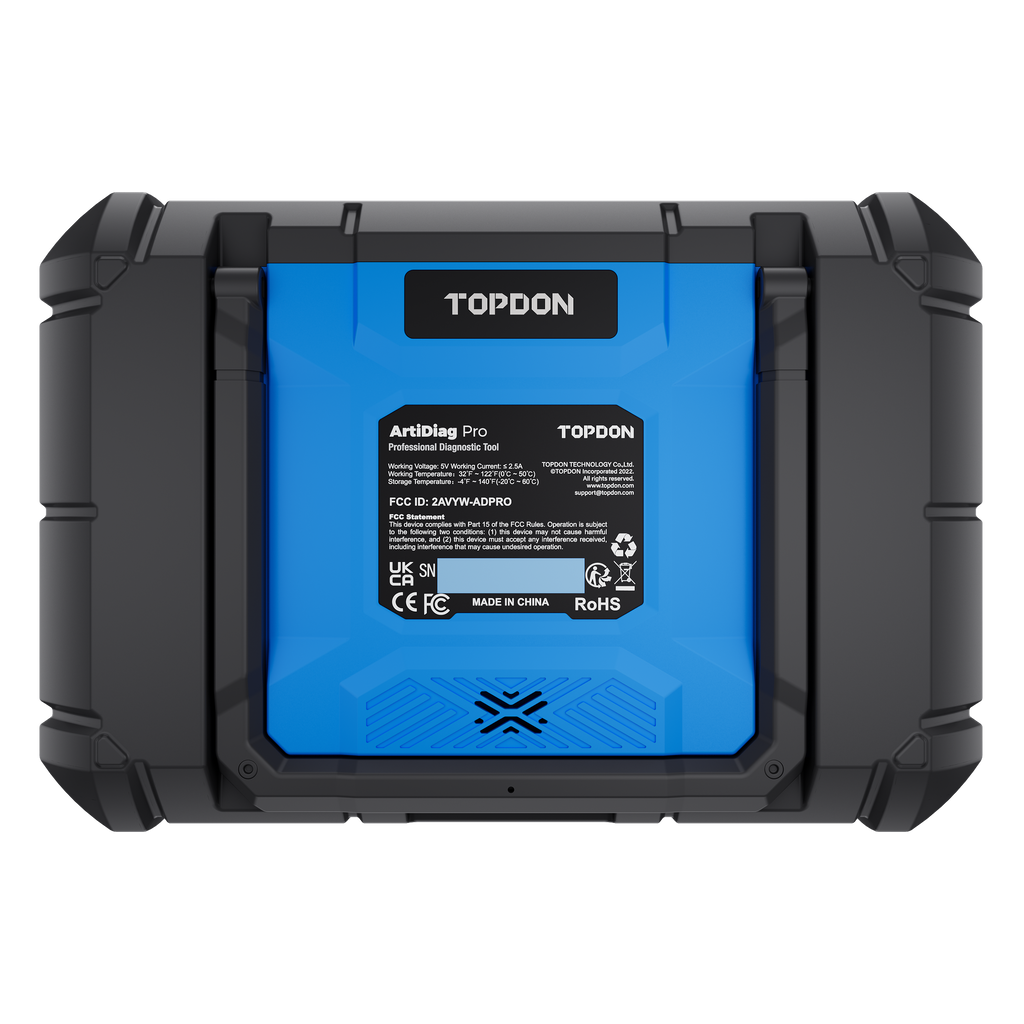 TOPDON 7" Scan Tool w/Service Functions & Bi-Directional Controls