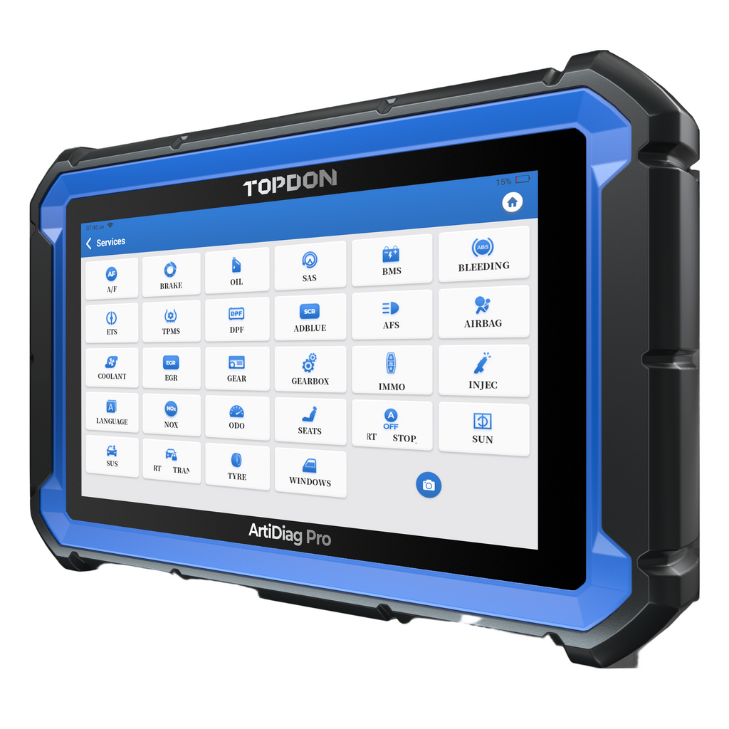 TOPDON 7" Scan Tool w/Service Functions & Bi-Directional Controls