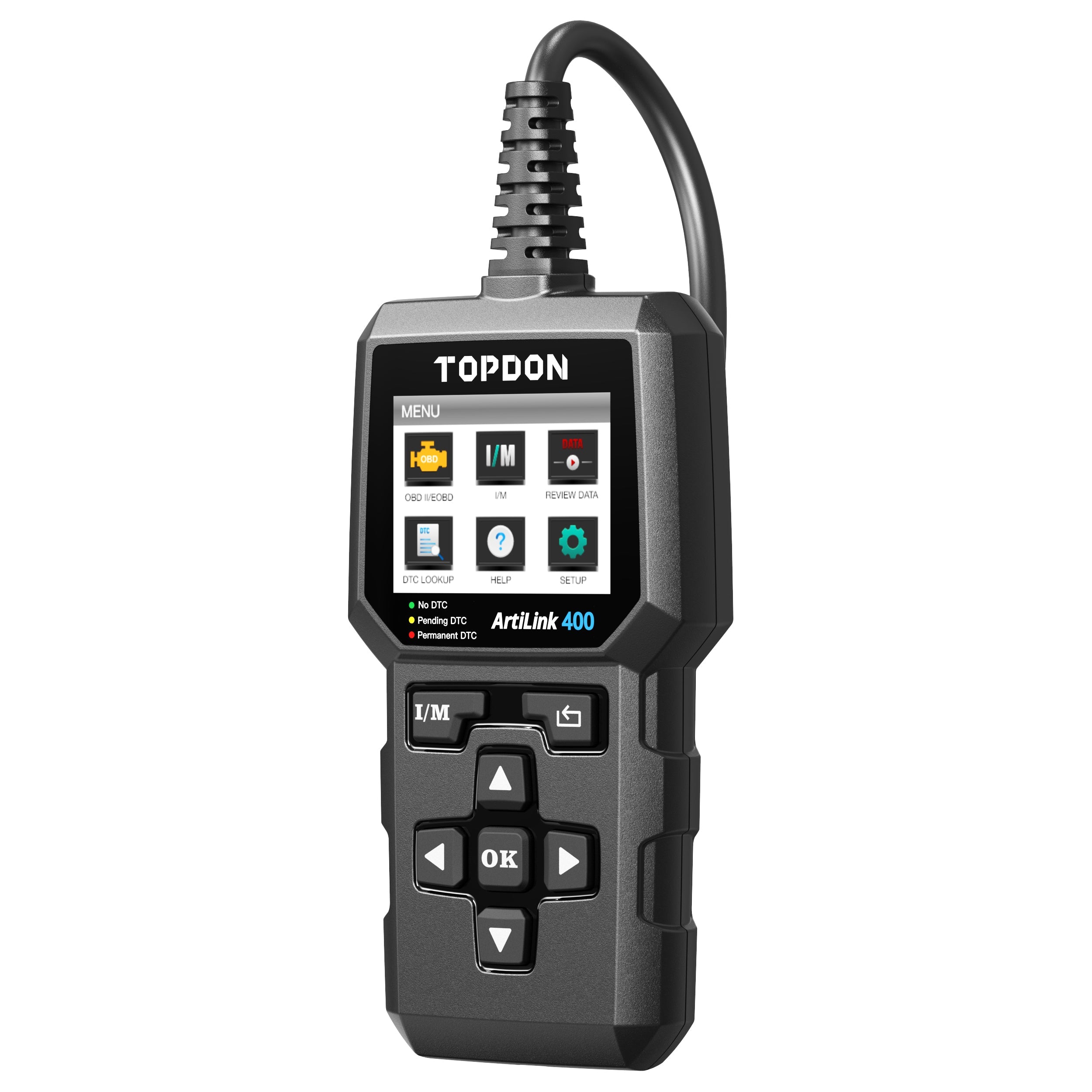 TOPDON Code Reader - 2.4" Screen & Data Graphing