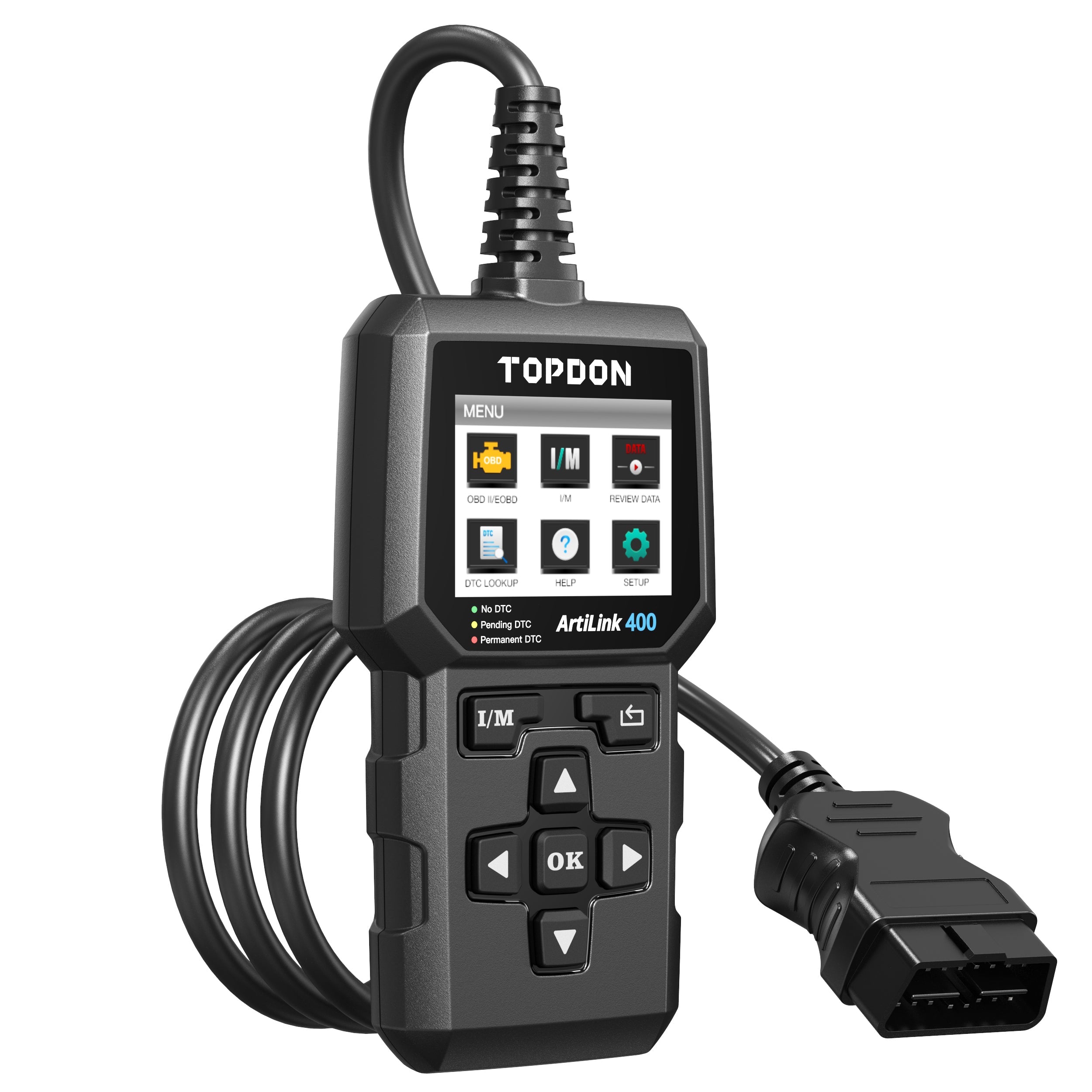 TOPDON Code Reader - 2.4" Screen & Data Graphing