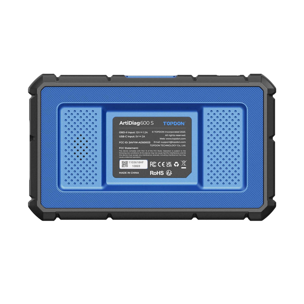 TOPDON 5" Scan Tool - PCM/TCM/ABS/SRS Lifetime Updates 8 Ser Func