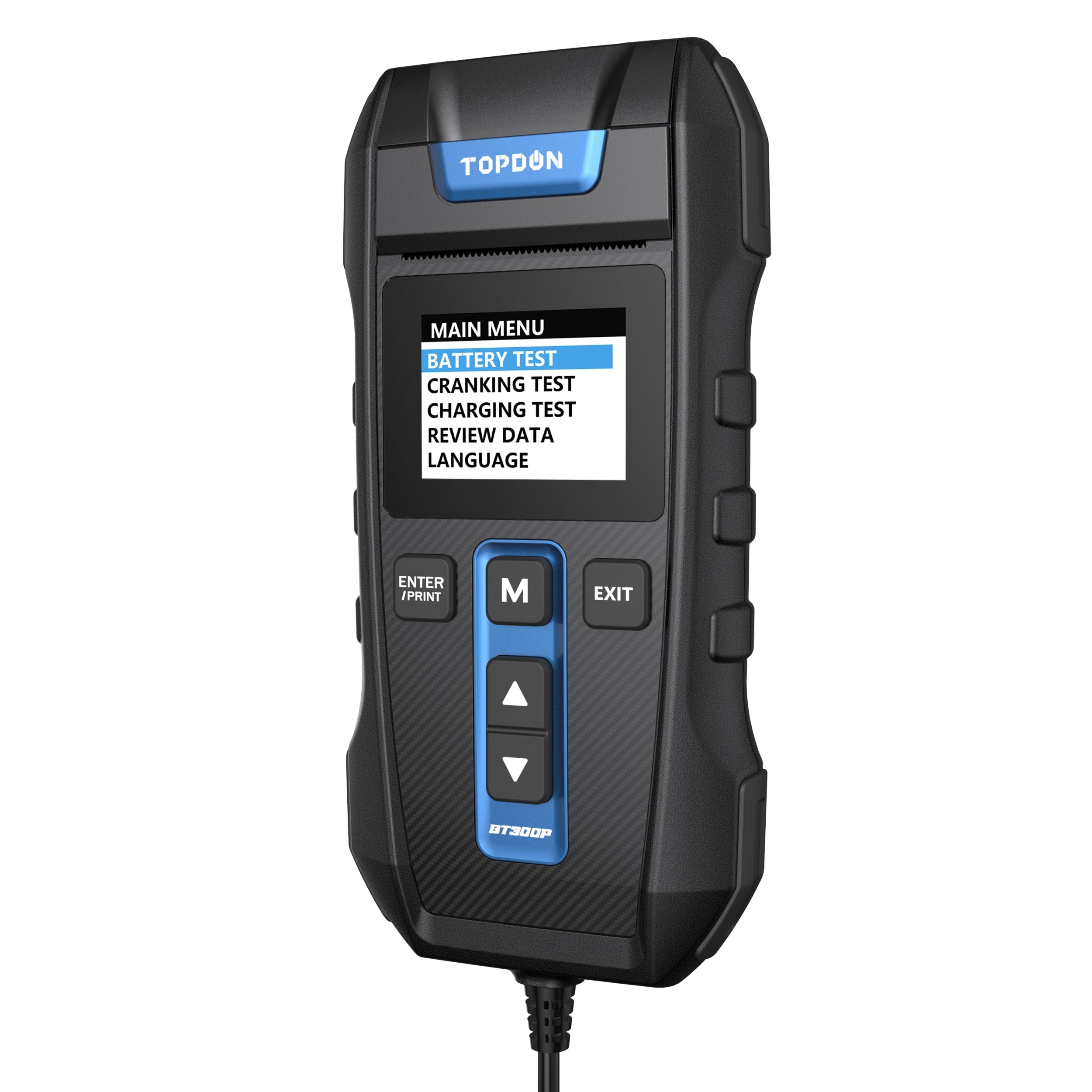 TOPDON Battery, Charging & Cranking System Tester w/Printer