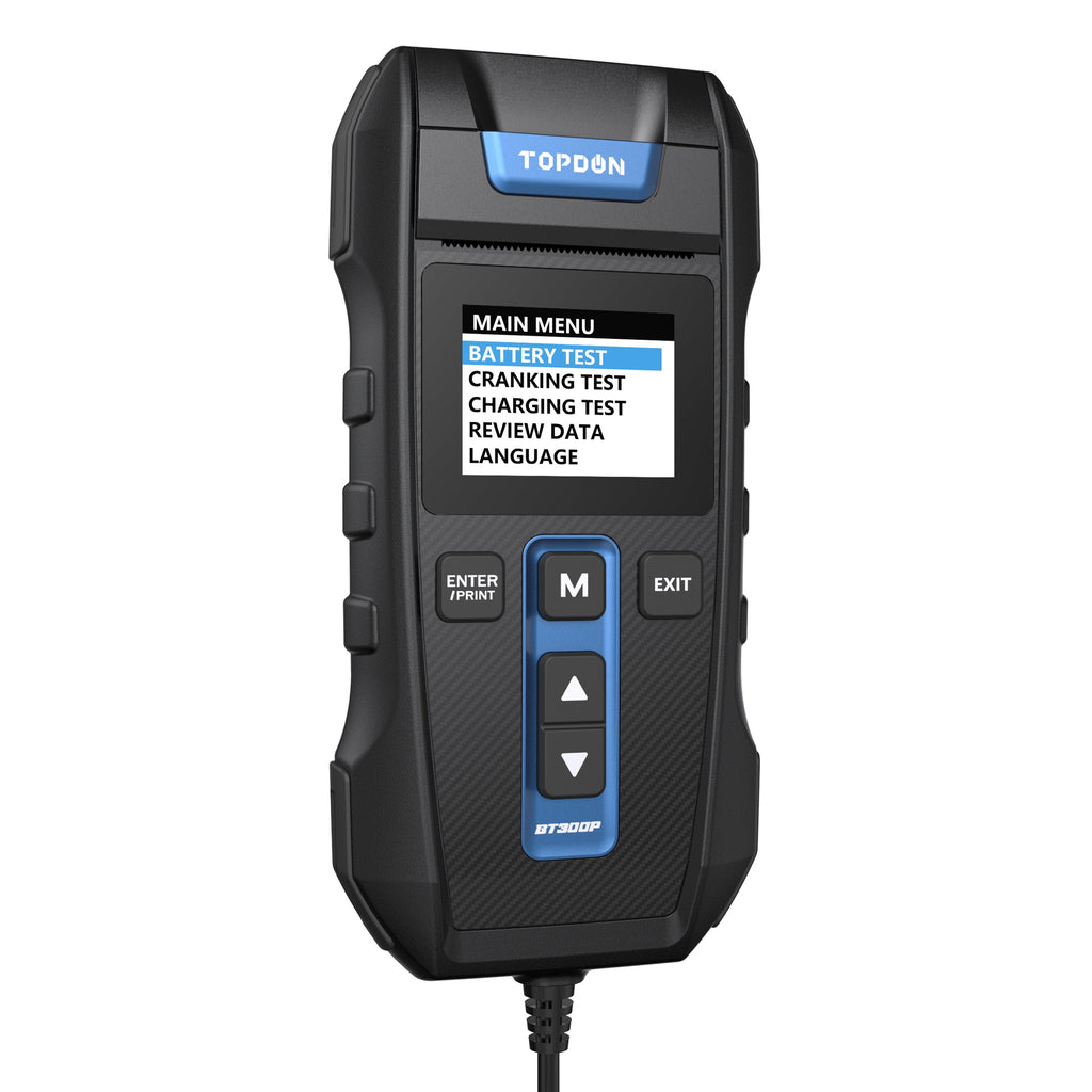 TOPDON Battery, Charging & Cranking System Tester w/Printer