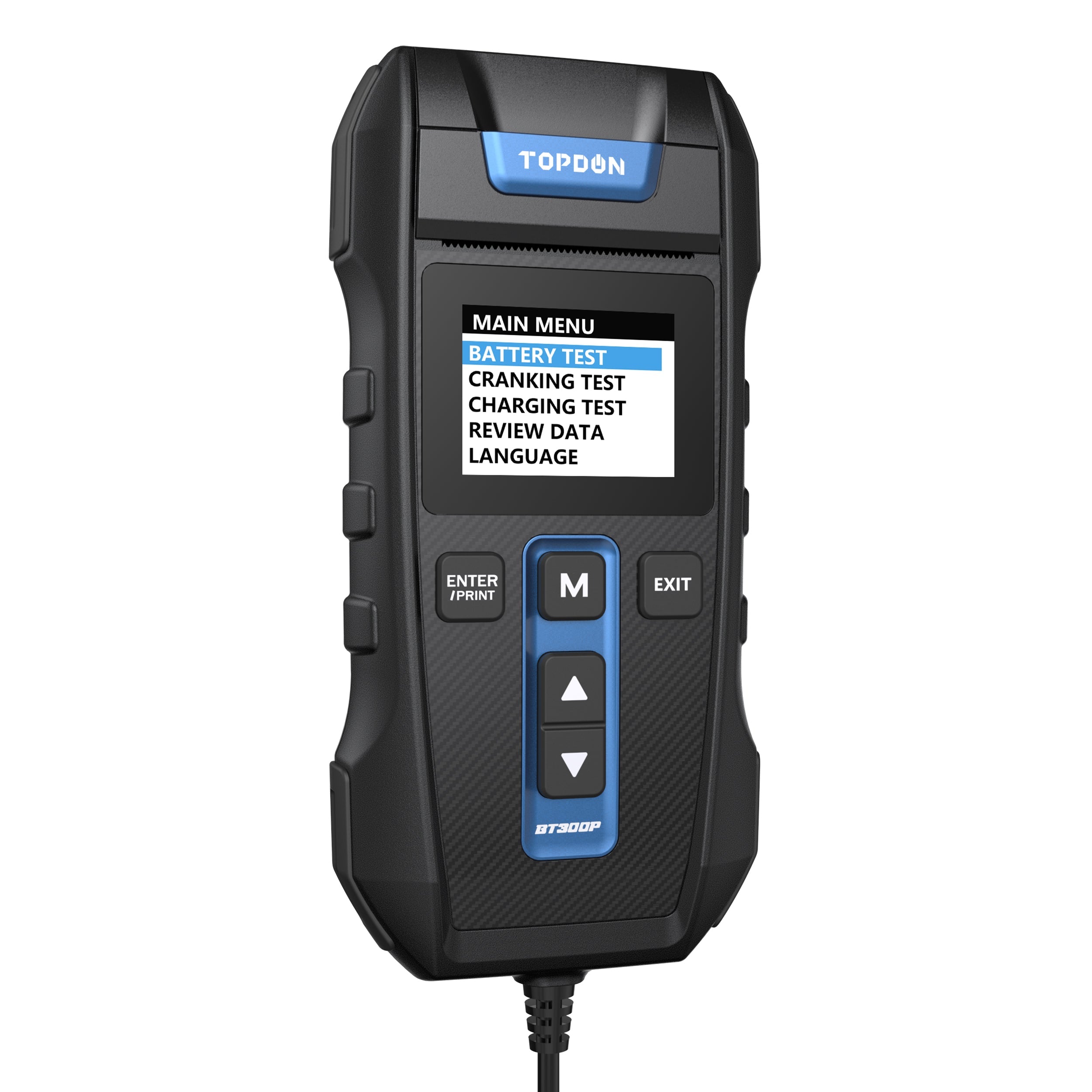 TOPDON Battery, Charging & Cranking System Tester w/Printer