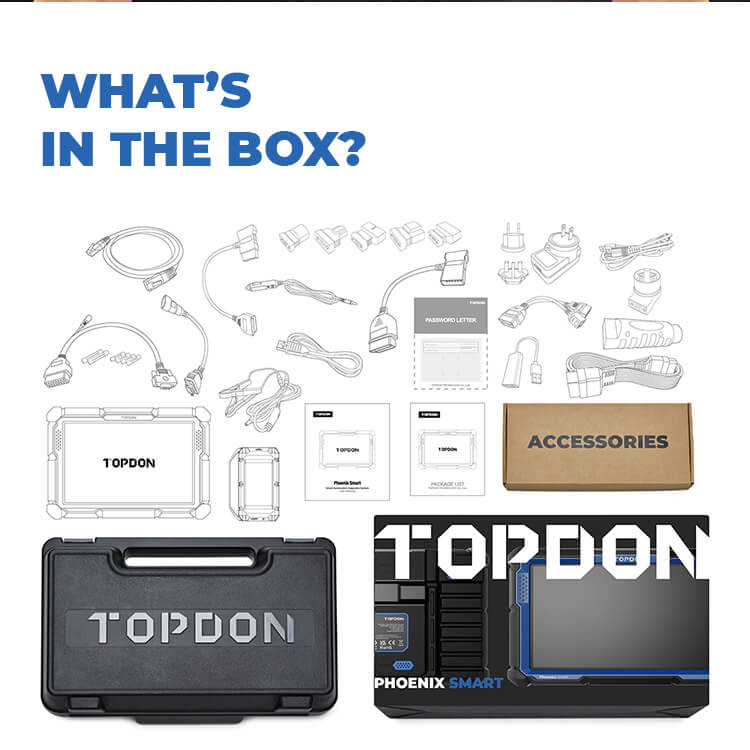 TOPDON 10.1" OE-Level Scan Tool, Cloud-Based Programming, Adv Protocols