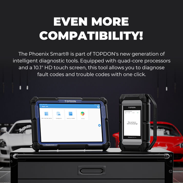 TOPDON 10.1" OE-Level Scan Tool, Cloud-Based Programming, Adv Protocols