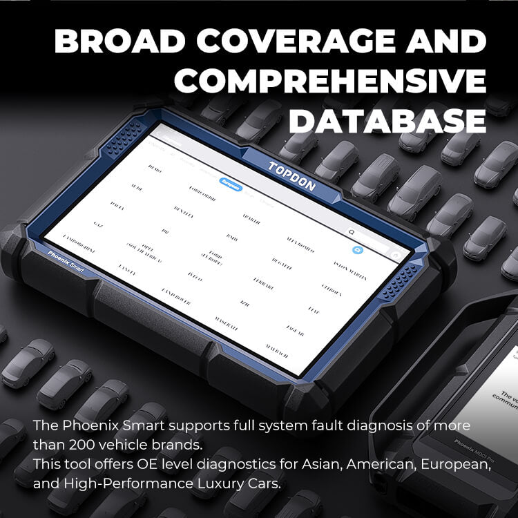 TOPDON 10.1" OE-Level Scan Tool, Cloud-Based Programming, Adv Protocols