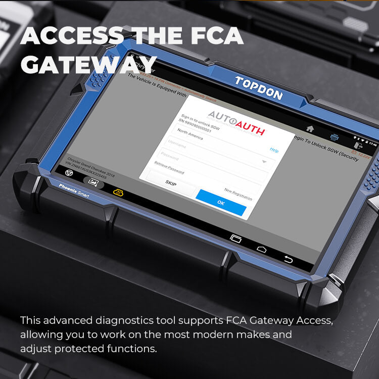 TOPDON 10.1" OE-Level Scan Tool, Cloud-Based Programming, Adv Protocols
