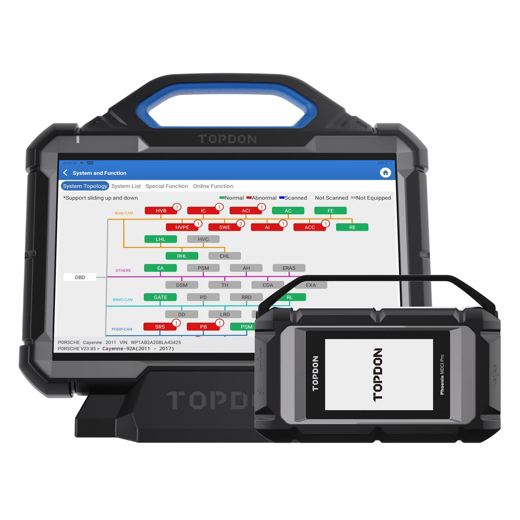 TOPDON 13.3" OE-Level Scan Tool, Docking Station, Cloud-Based Programming