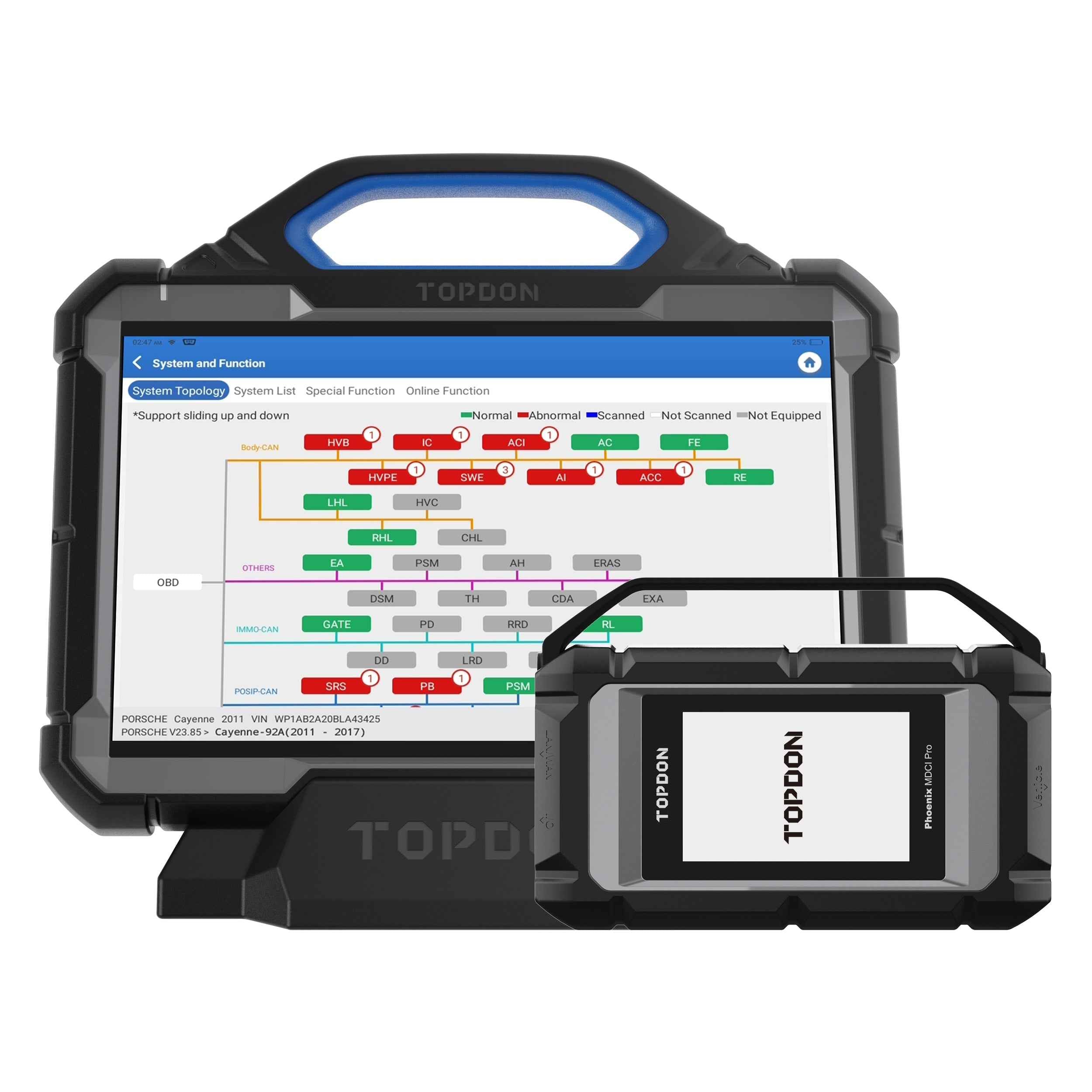 TOPDON 12V Battery & System Tester Compatible w/Phoenix Line