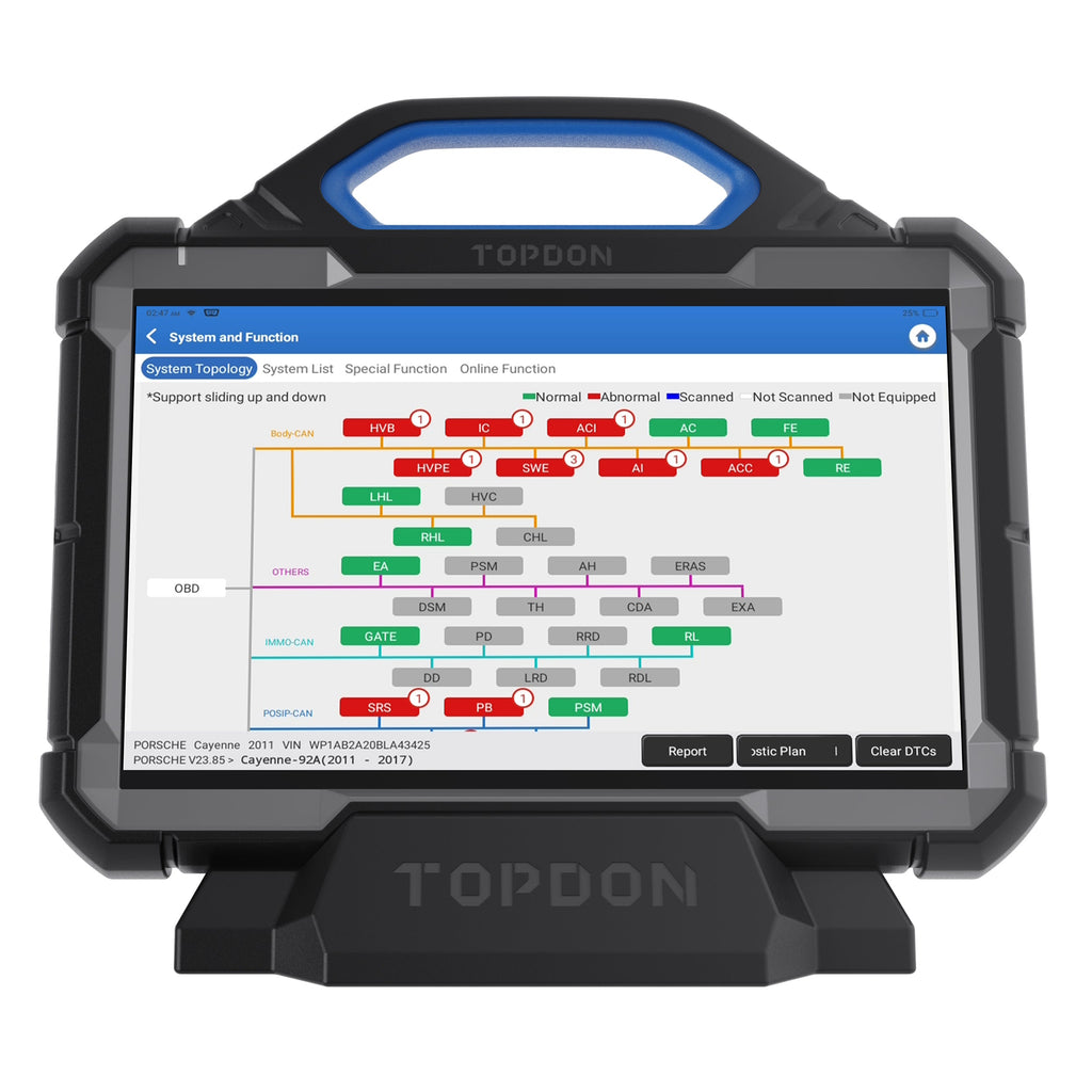 TOPDON 13.3" OE-Level Scan Tool, Docking Station, Cloud-Based Programming