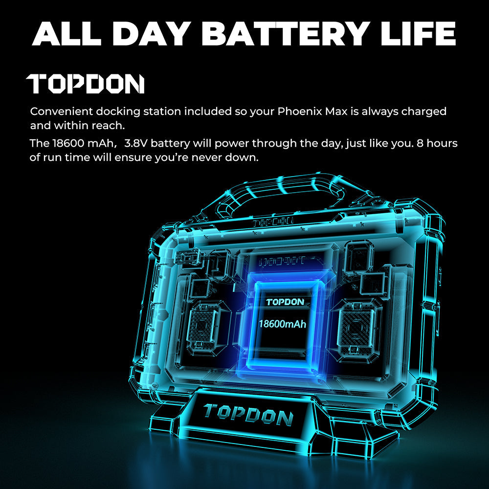 TOPDON 13.3" OE-Level Scan Tool, Docking Station, Cloud-Based Programming