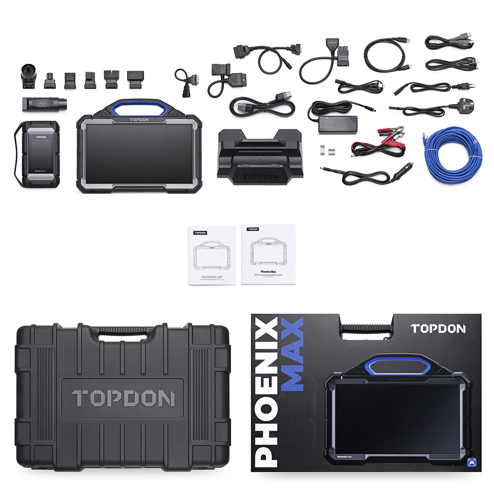 TOPDON 13.3" OE-Level Scan Tool, Docking Station, Cloud-Based Programming