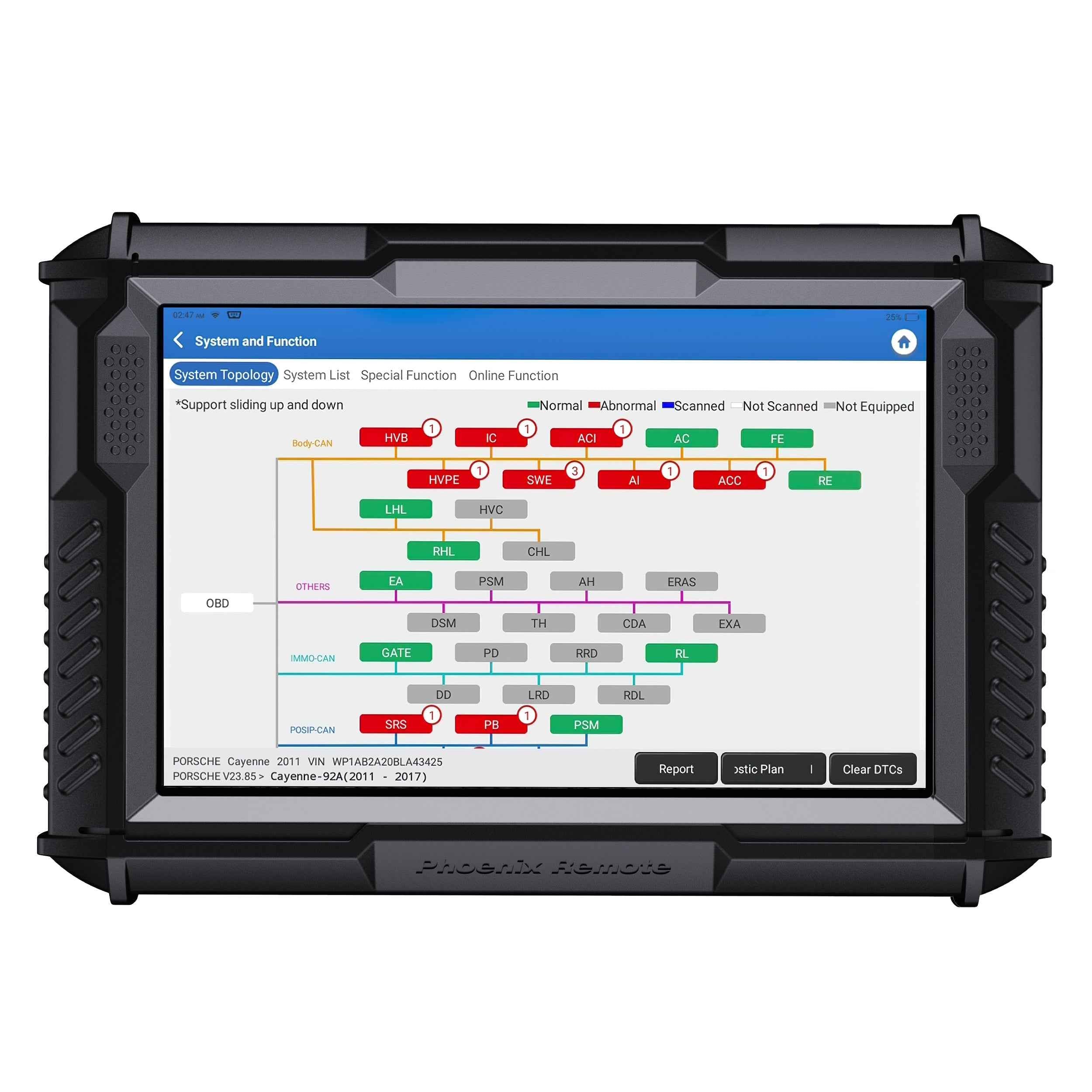 TOPDON 12V Battery & System Tester Compatible w/Phoenix Line
