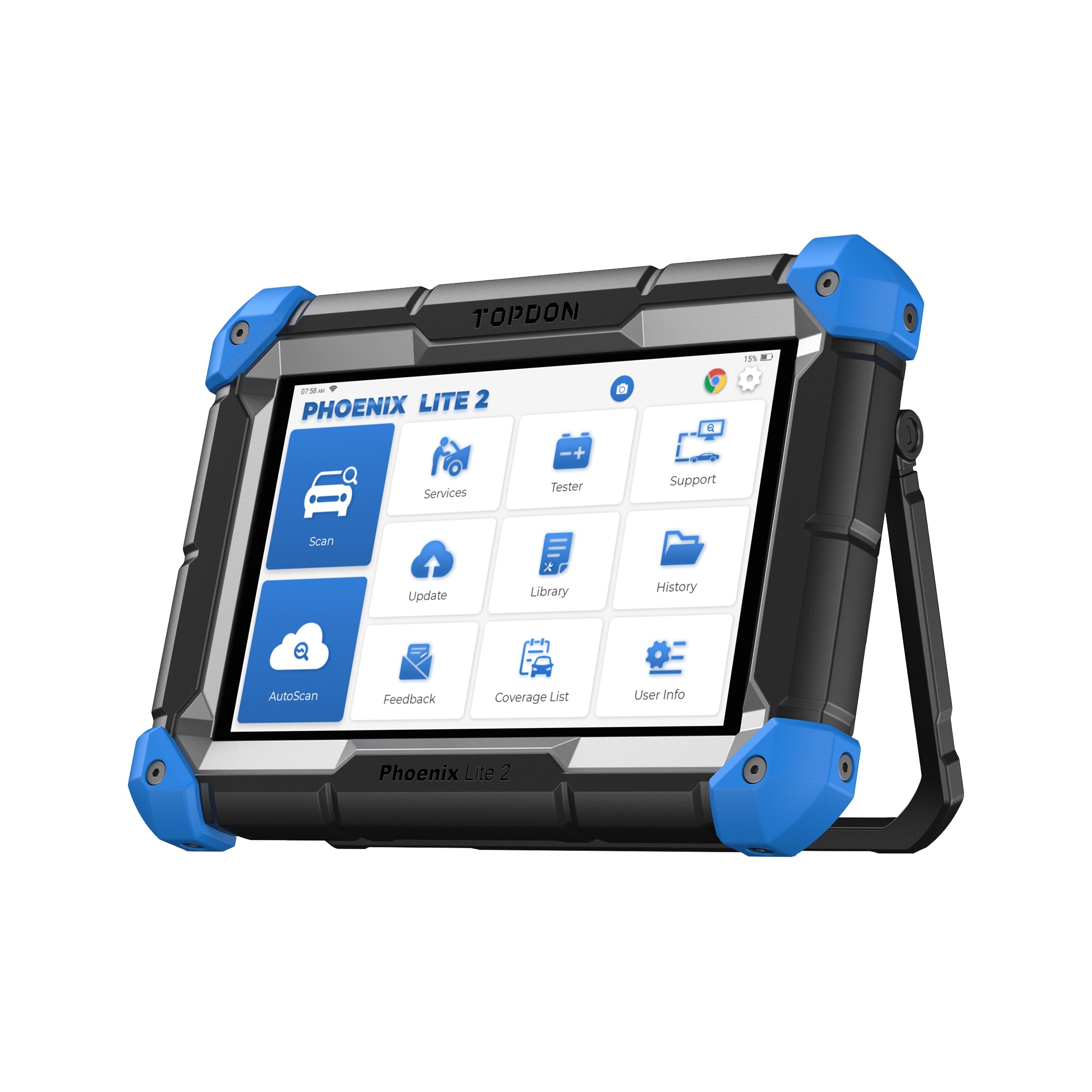 TOPDON 8" OE-Level Scan Tool, Service Functions, Bi-Directional Controls