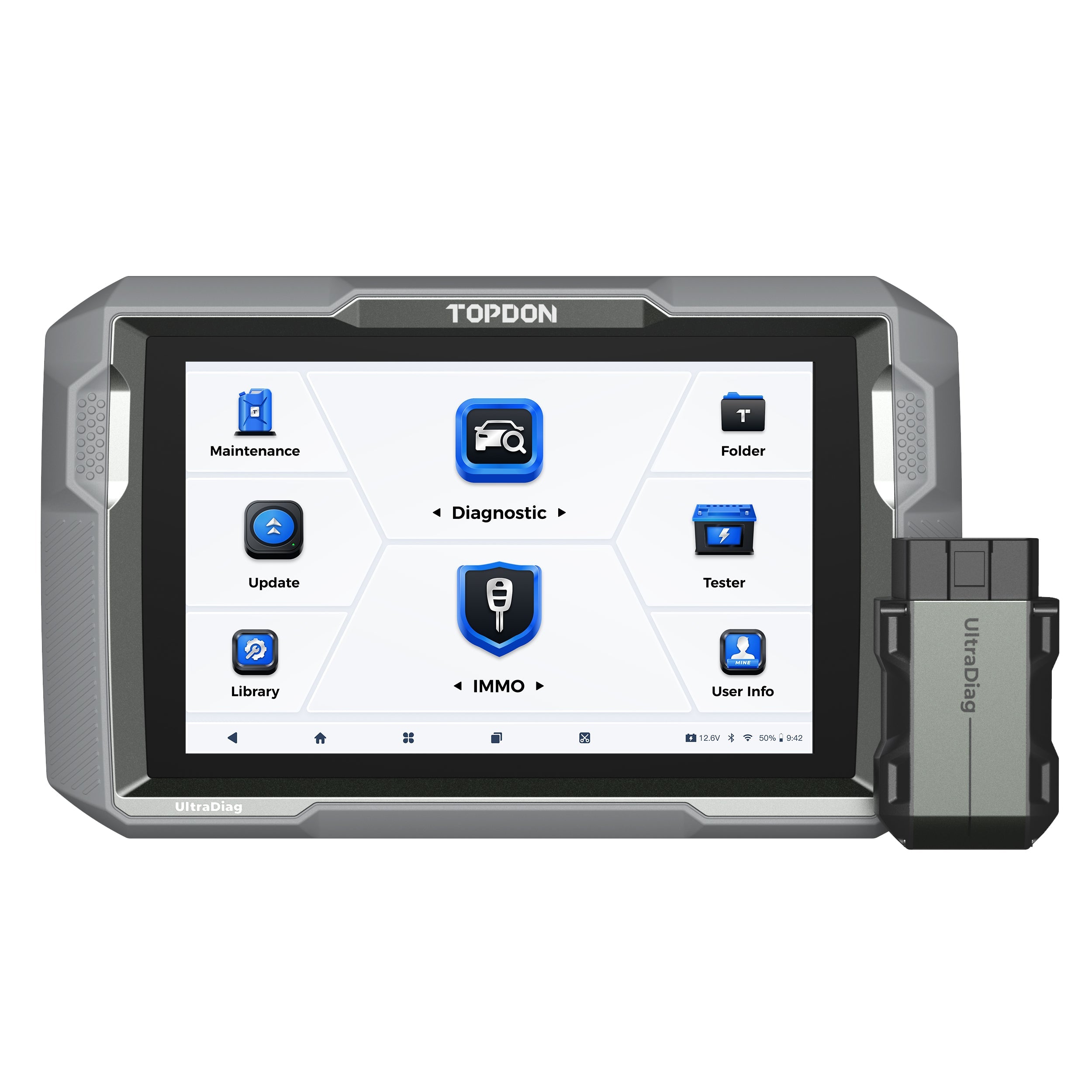 TOPDON 8" Scan Tool & Key Programming w/Bi-Directional Controls