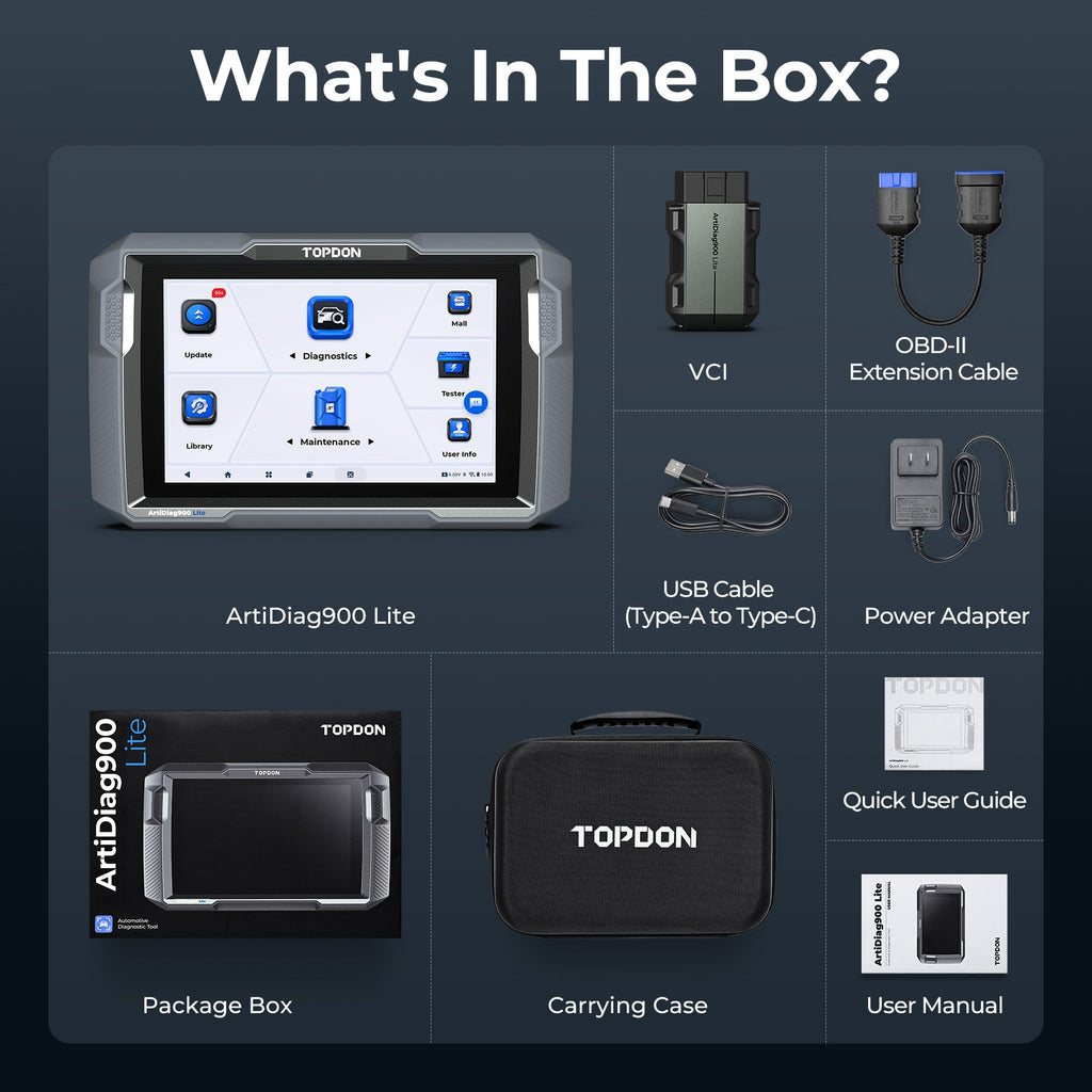 TOPDON 8" Scan Tool Full System Diagnostics
