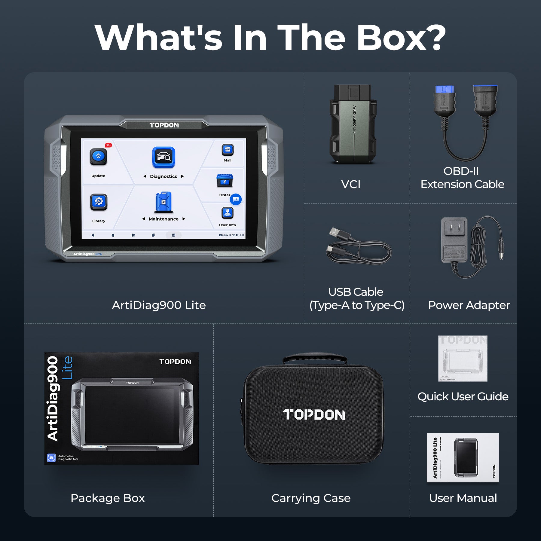TOPDON 8" Scan Tool Full System Diagnostics