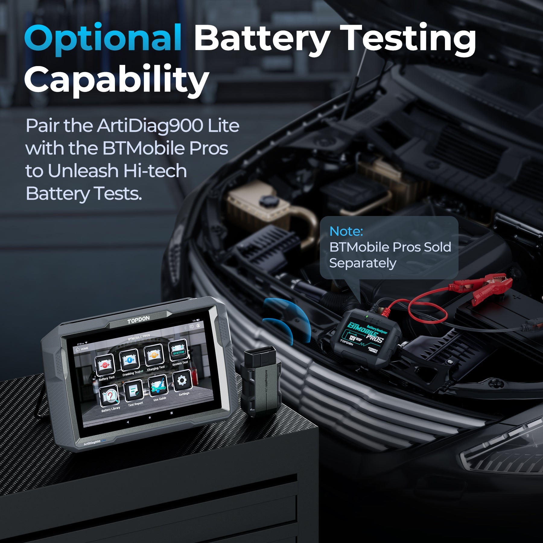 TOPDON 8" Scan Tool Full System Diagnostics
