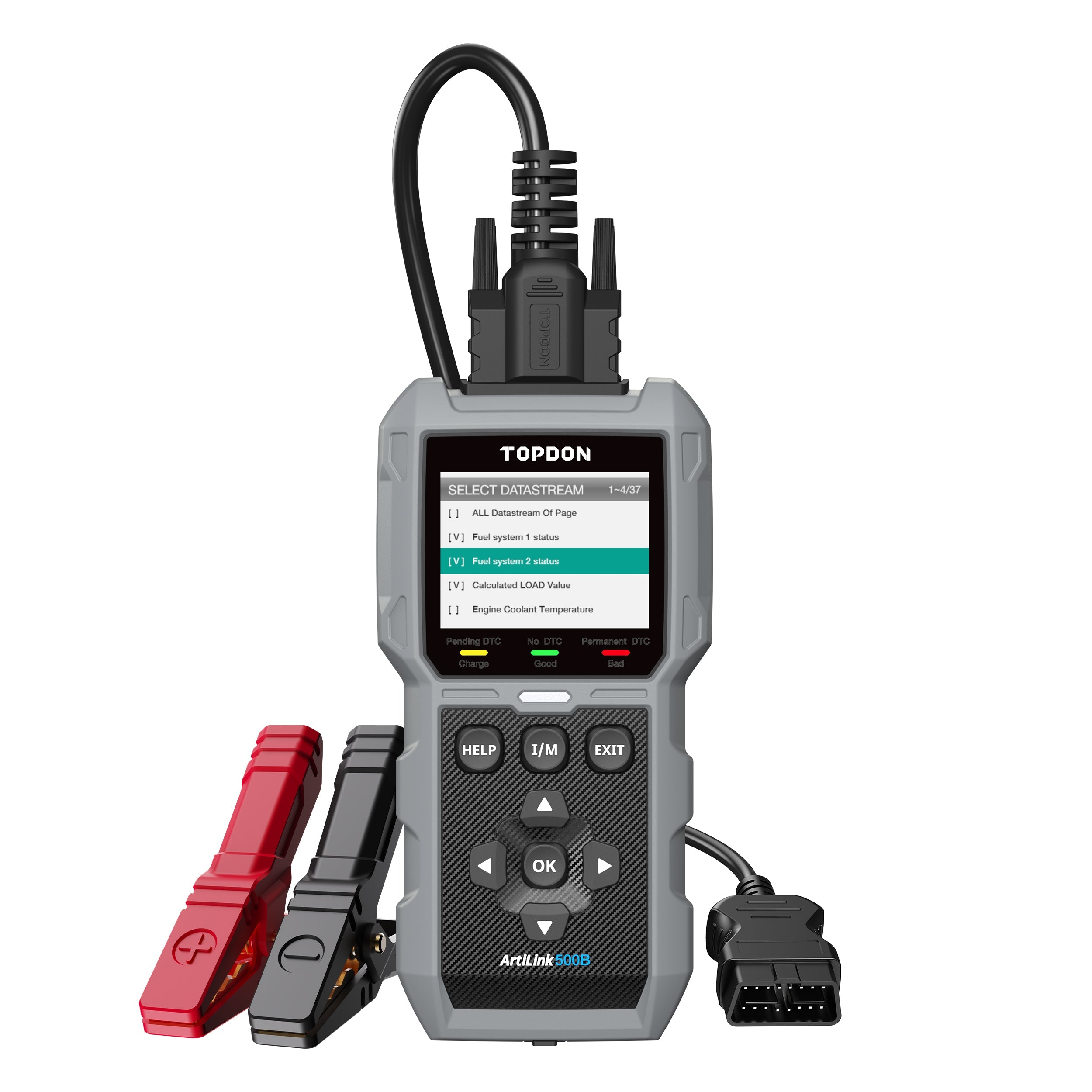 TOPDON 2-in-1 Code Reader & Battery Tester w/Data Graphing