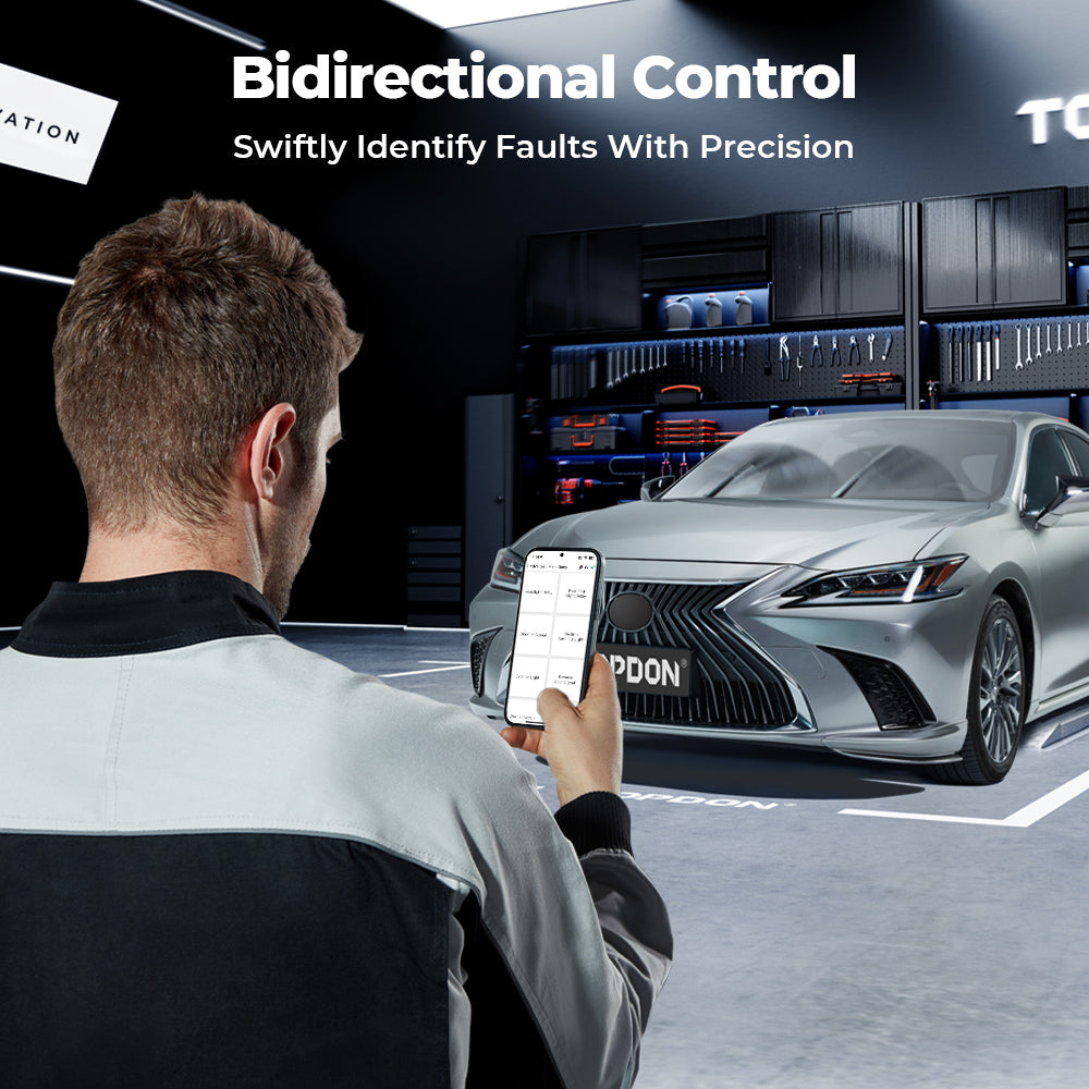 TOPDON Pocket-Size Bluetooth Scan Tool w/ Bi-Directional Controls