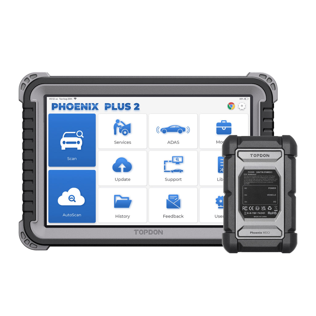 TOPDON 10.1" OE-Level Scan Tool w/Service Functions, Bi-Directional
