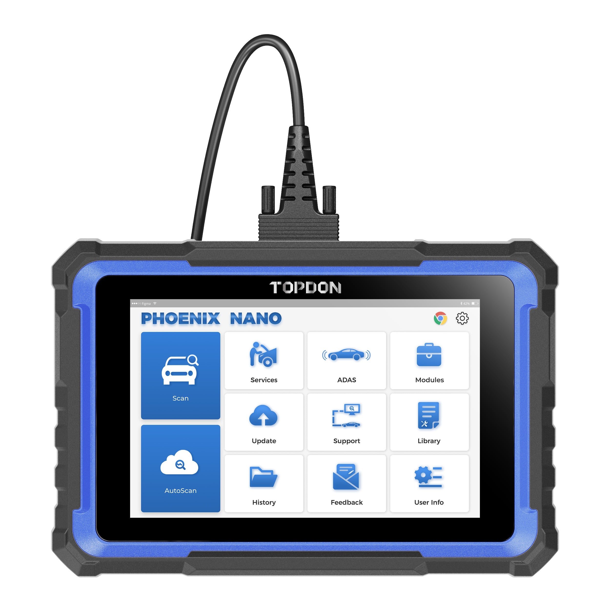 TOPDON 8" OE-Level Scan Tool w/CAN-FD, DoIP Protocols