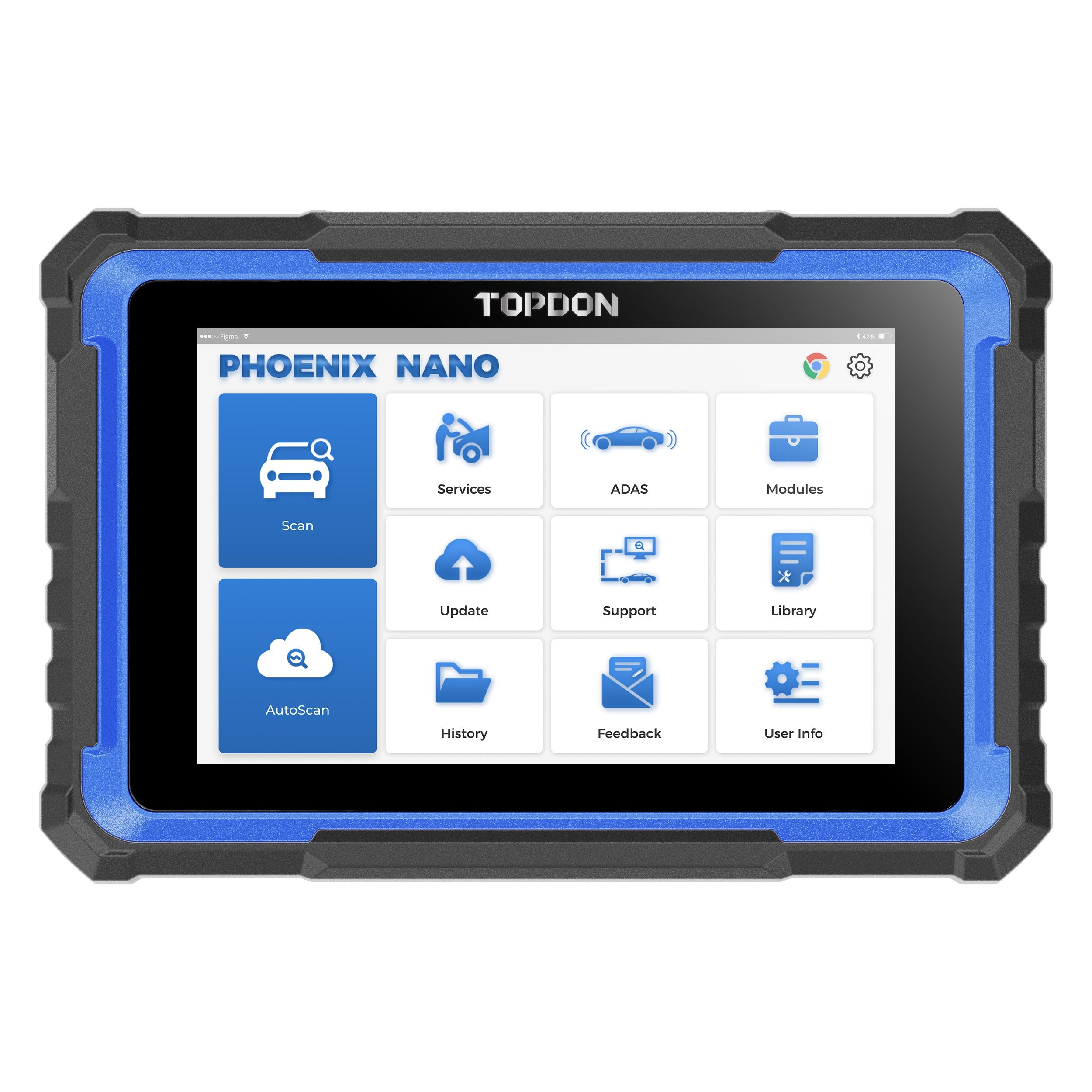 TOPDON 8" OE-Level Scan Tool w/CAN-FD, DoIP Protocols