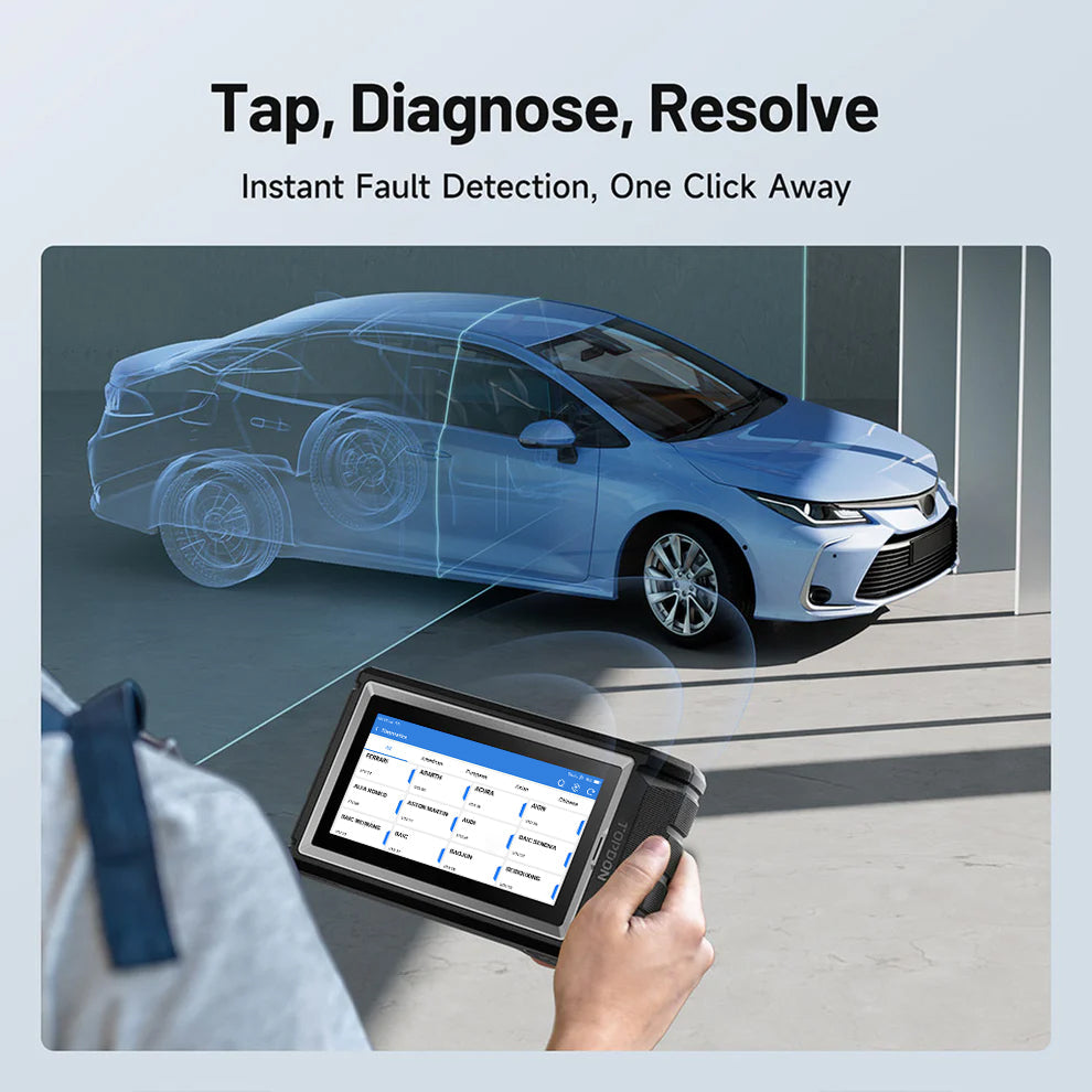 TOPDON 6" Bluetooth Scan Tool w/Service Functions & CAN-FD