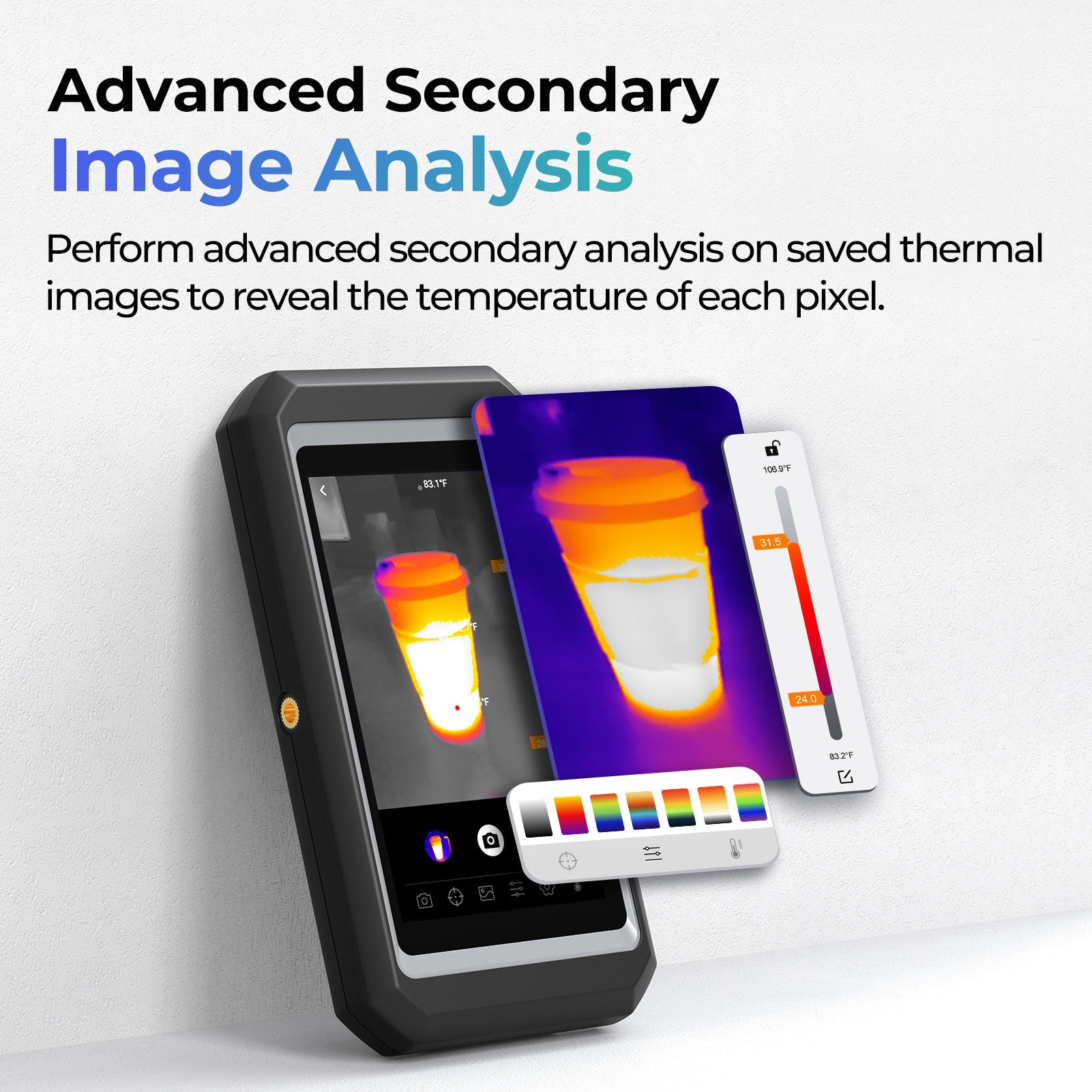 TOPDON 5" Thermal Imaging Camera Tablet 256x192 Resolution