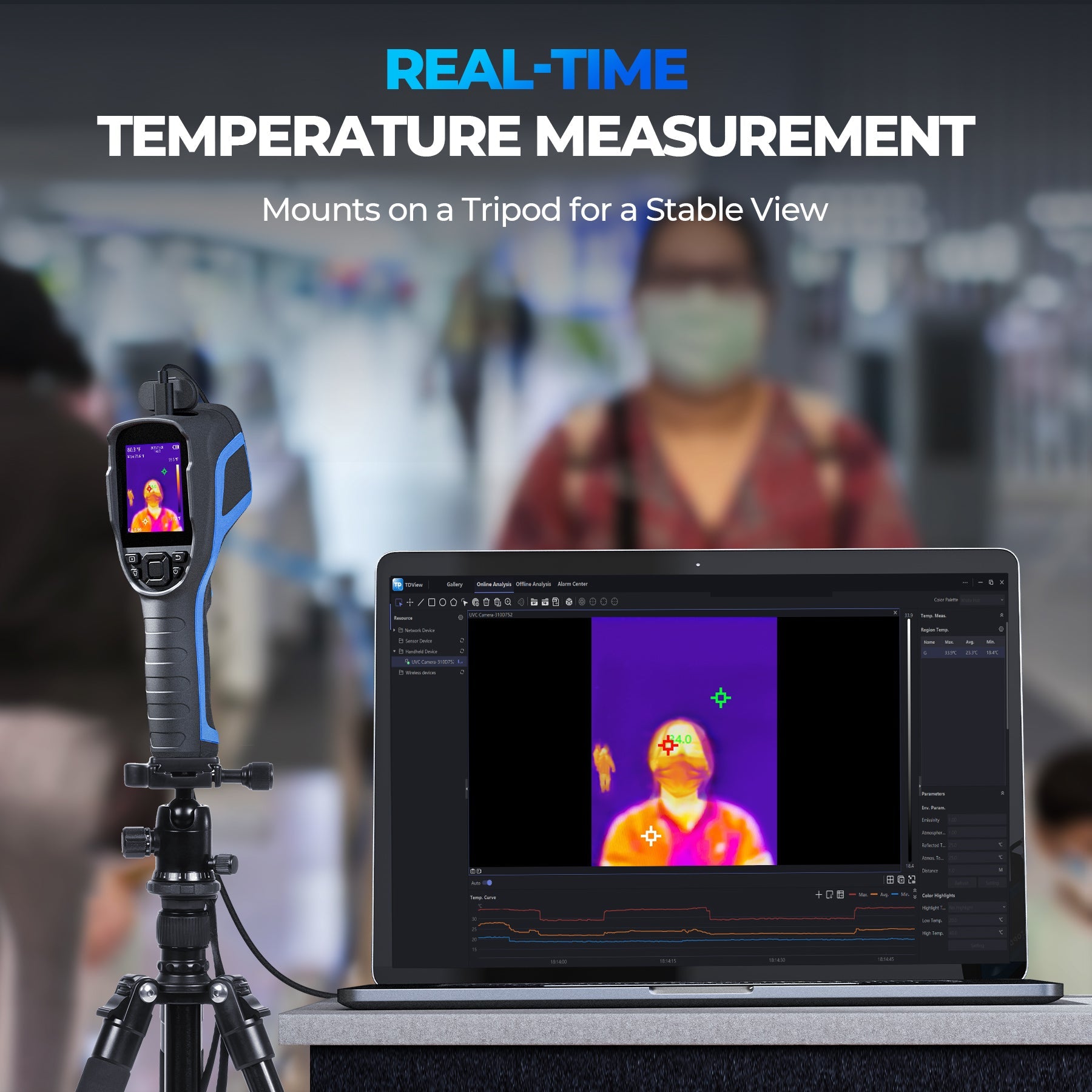 TOPDON Handheld Thermal Imaging Camera 256x192 Resolution