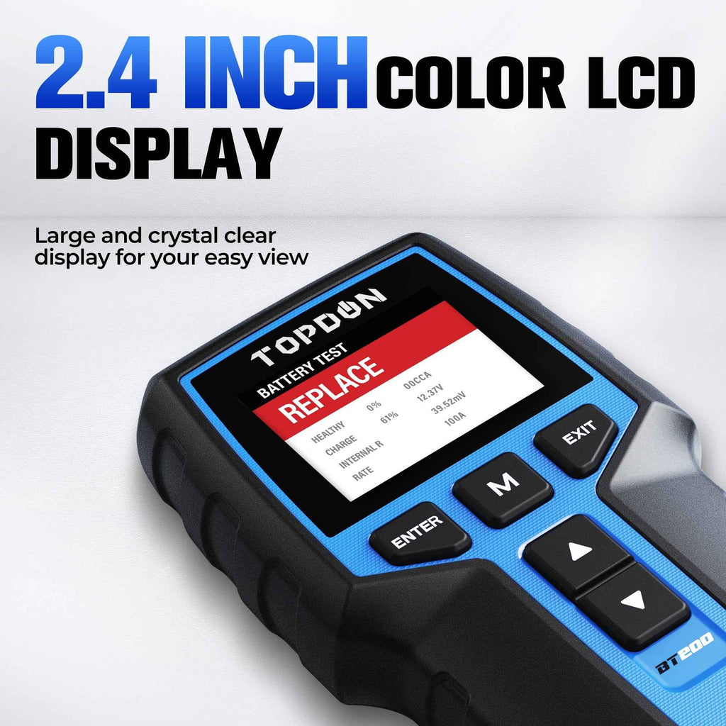 TOPDON 12V Battery & 12V/24V System Tester