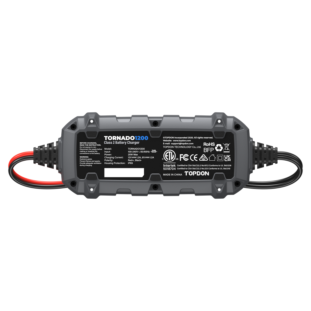TOPDON 1.2A Smart Battery Charger