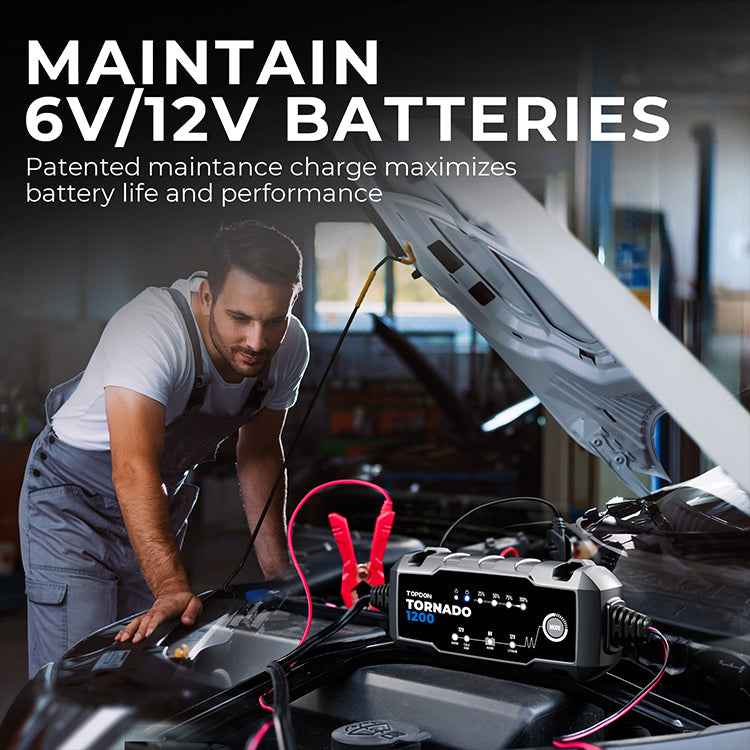 TOPDON 1.2A Smart Battery Charger