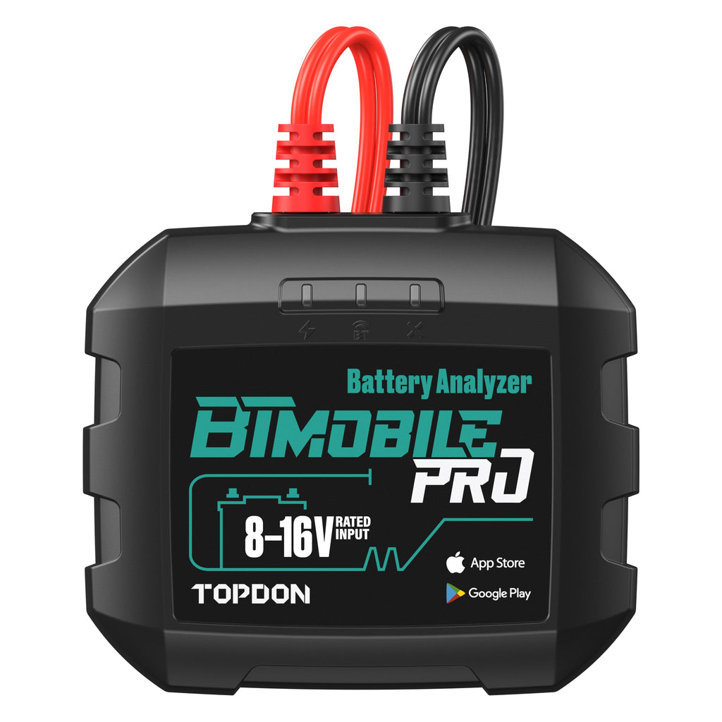TOPDON 12V Bluetooth Battery and 12V/24V System Tester