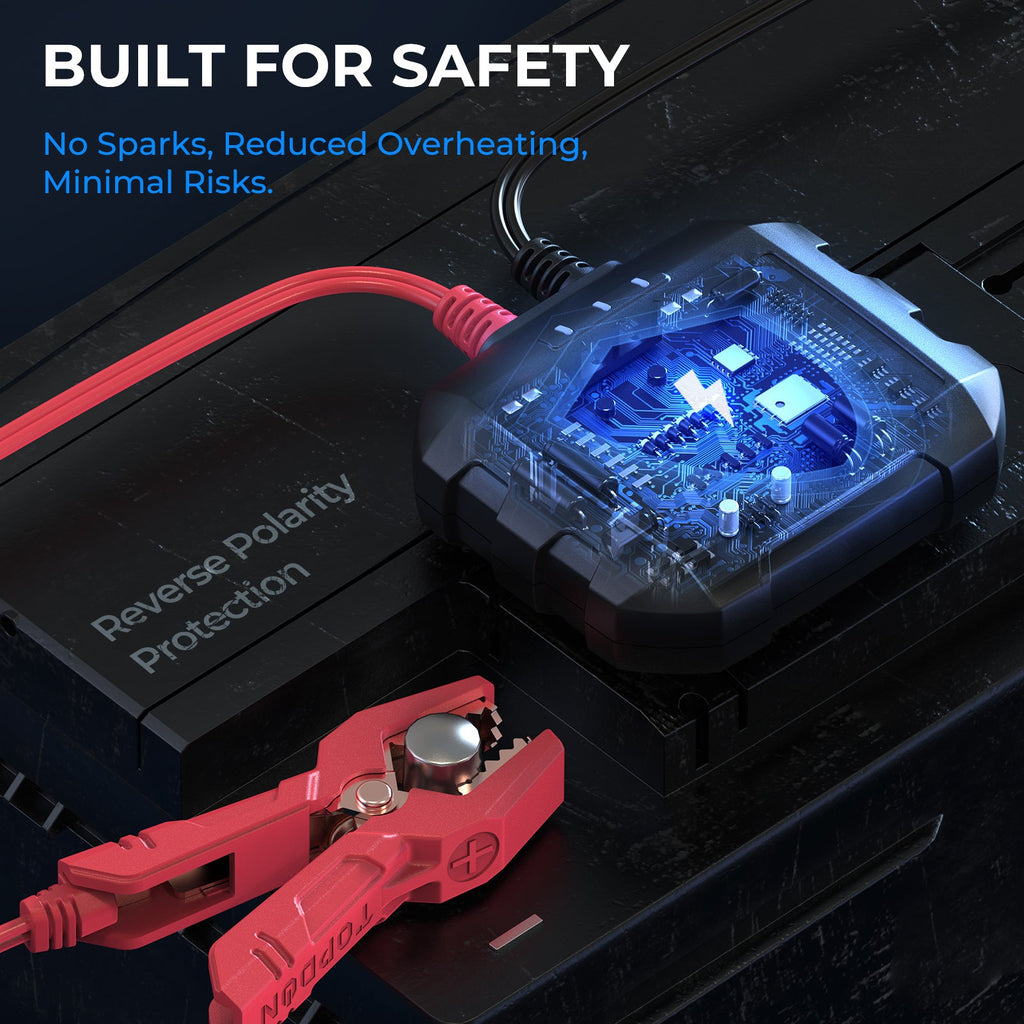 TOPDON 12V Bluetooth Battery and 12V/24V System Tester
