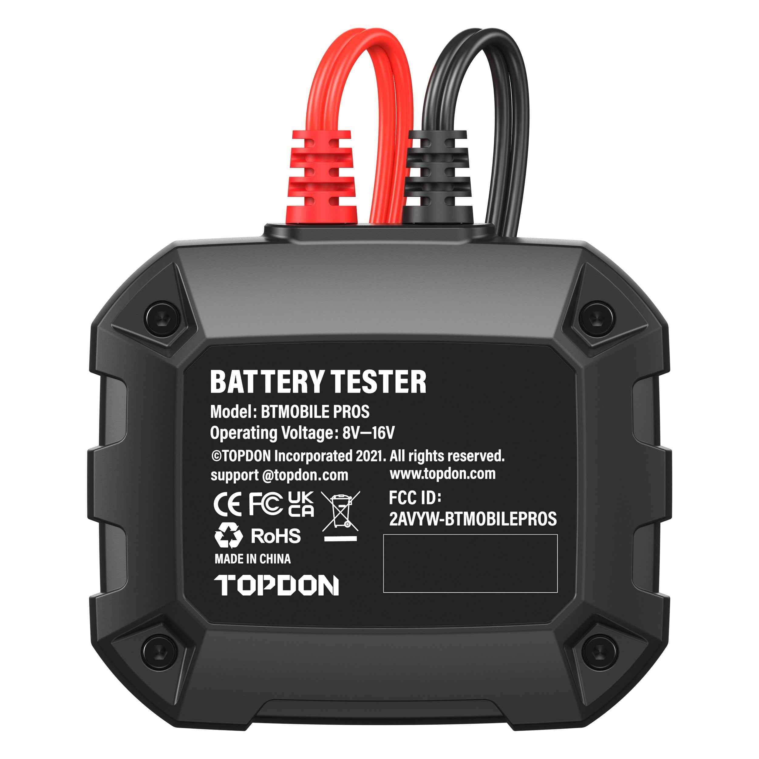 TOPDON 12V Battery & System Tester Compatible w/Phoenix Line