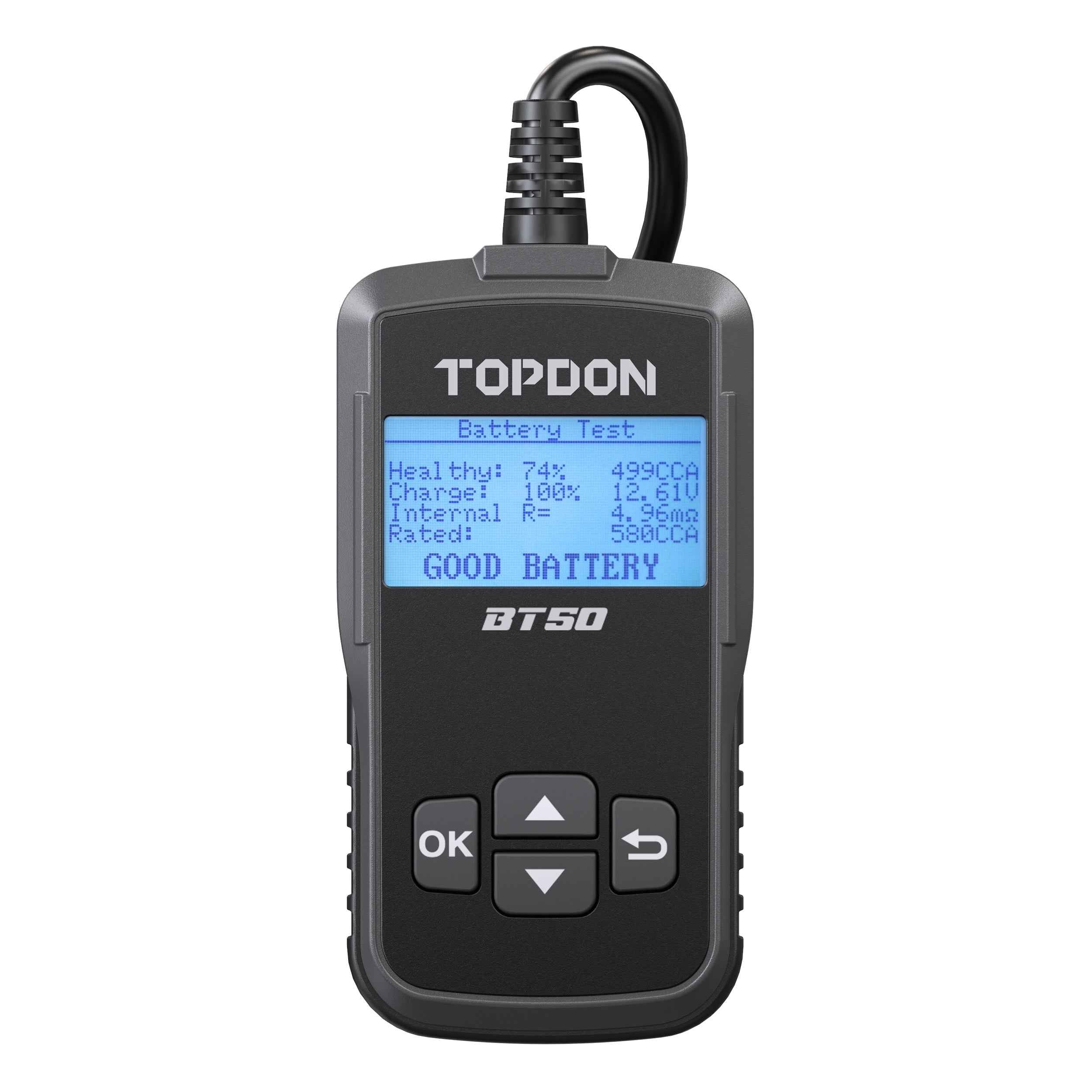 TOPDON Battery, Charging & Cranking System Tester