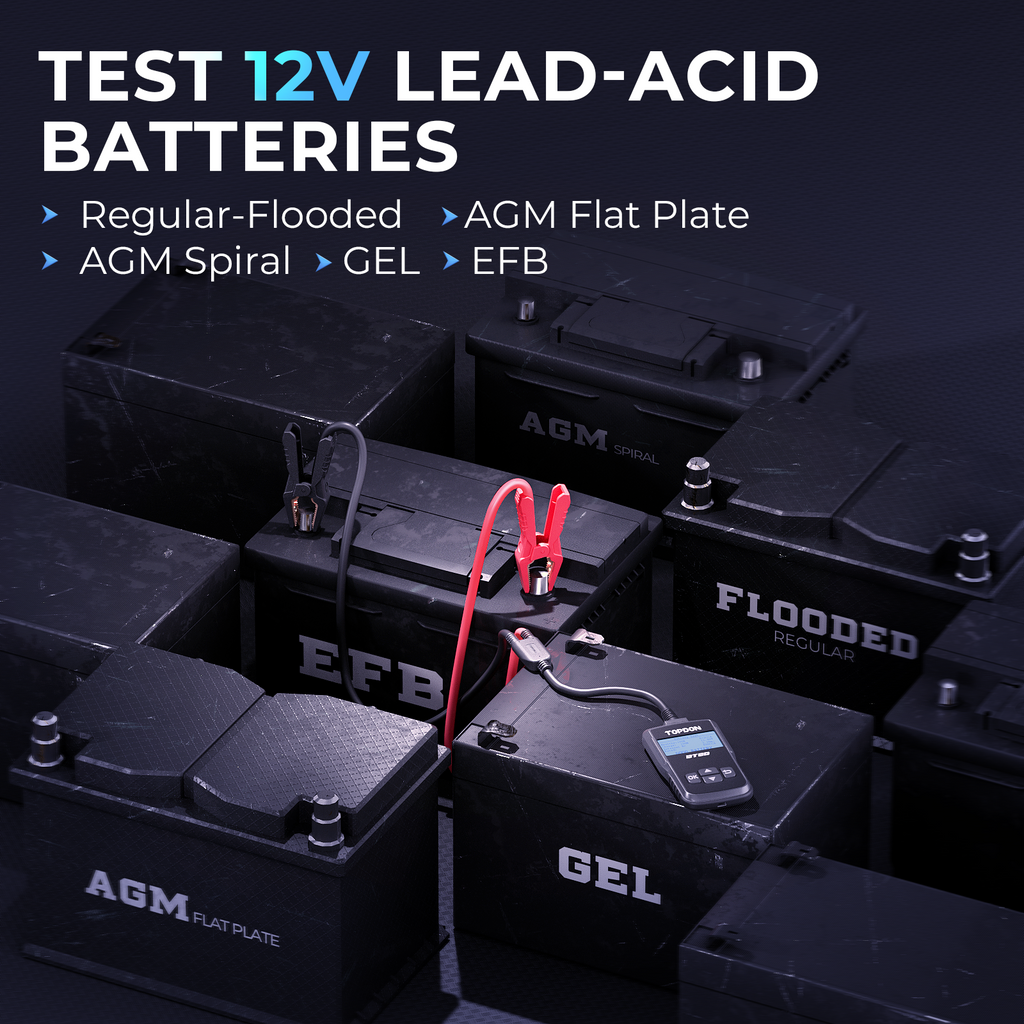 TOPDON Battery, Charging & Cranking System Tester