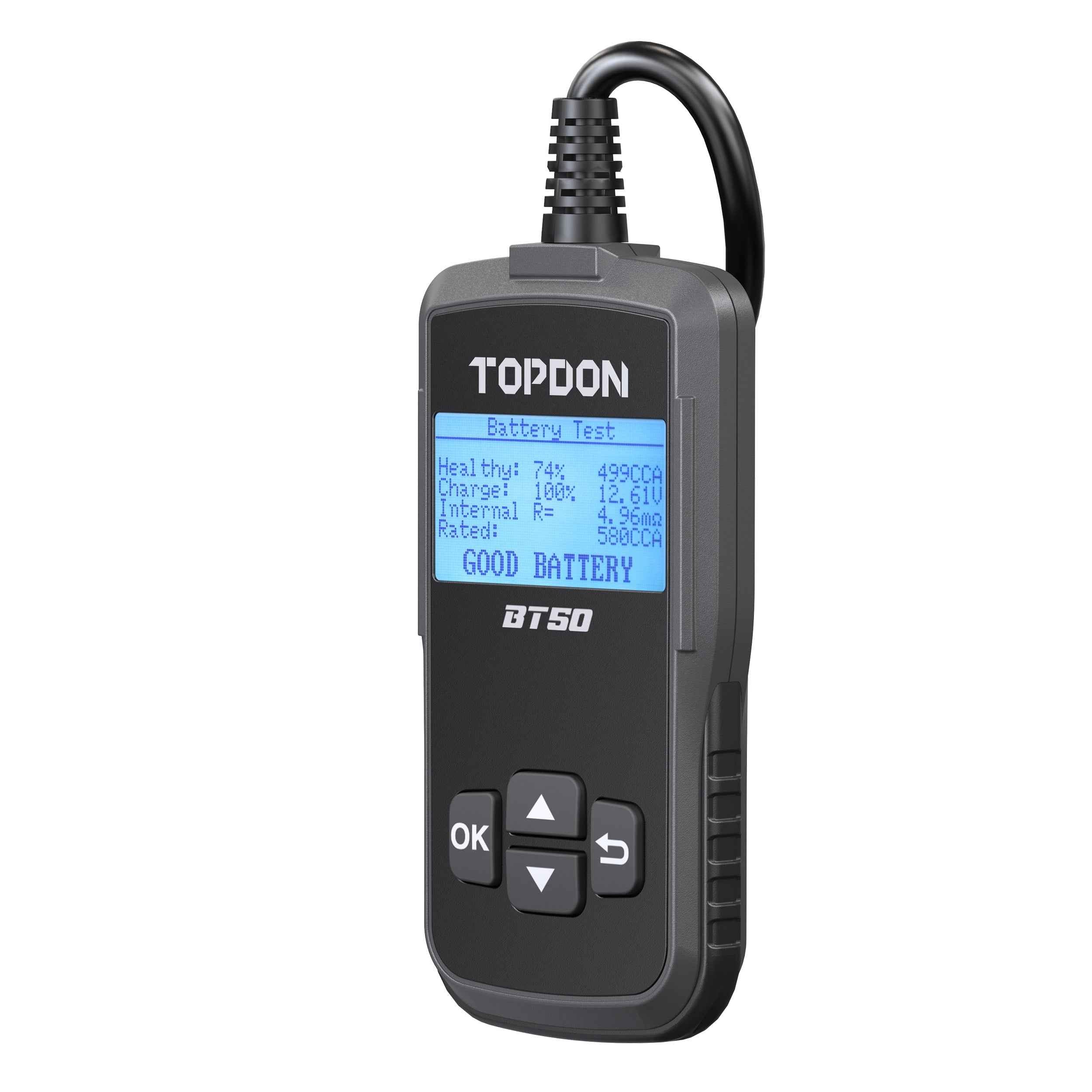 TOPDON Battery, Charging & Cranking System Tester