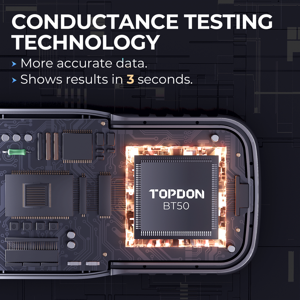 TOPDON Battery, Charging & Cranking System Tester