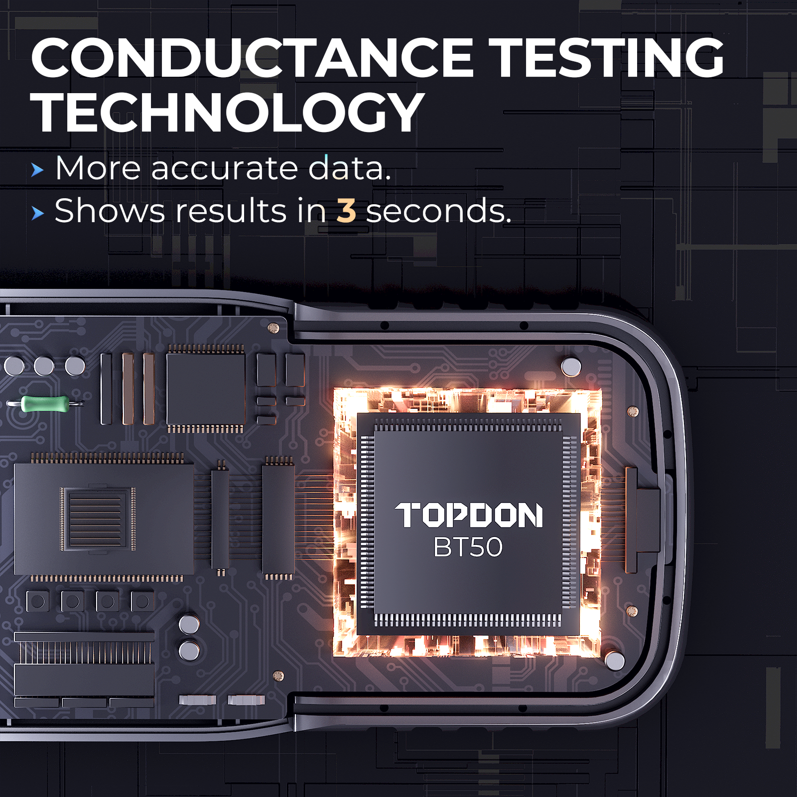 TOPDON Battery, Charging & Cranking System Tester
