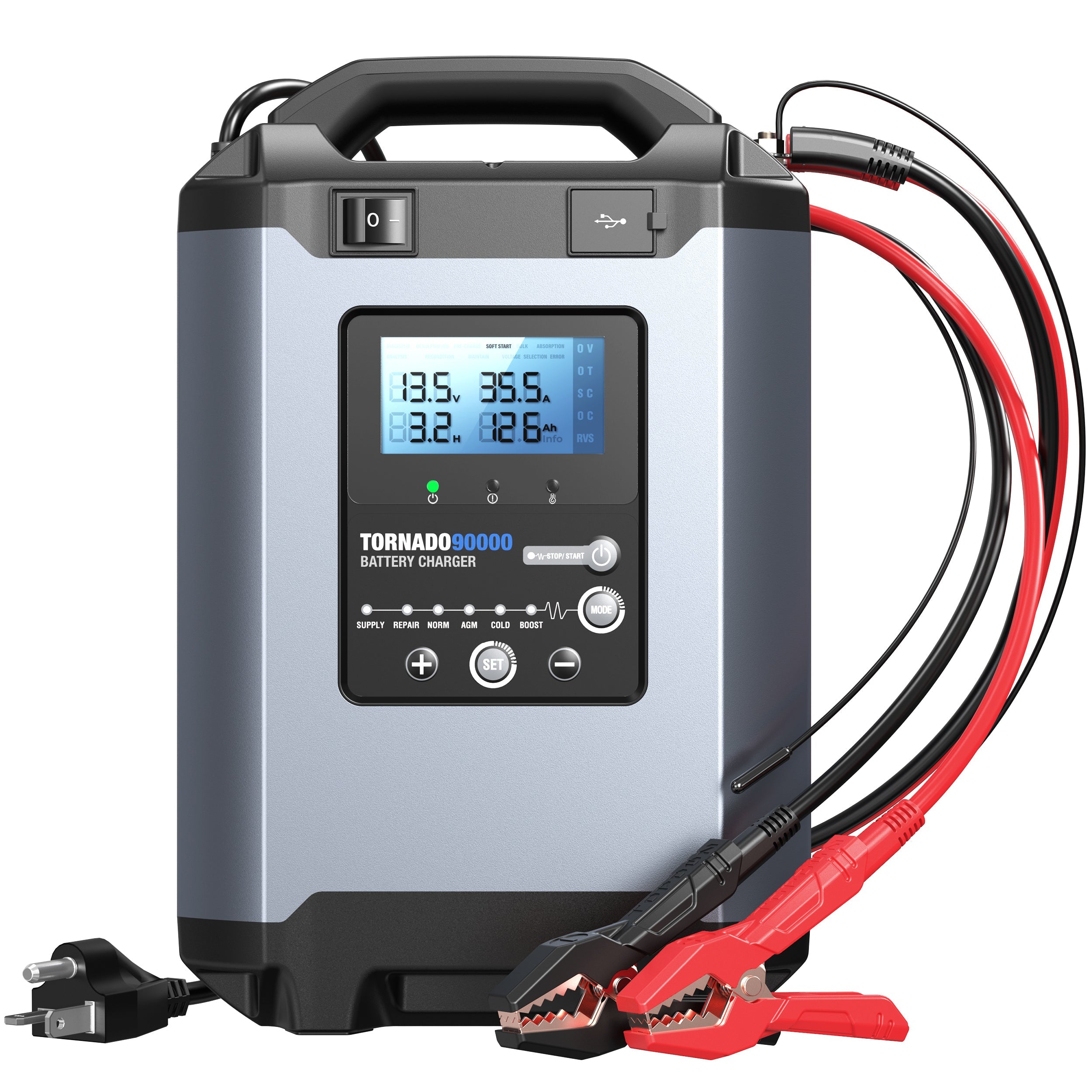 TOPDON 90A Stable Power Supply & Smart Charger 12V/24V