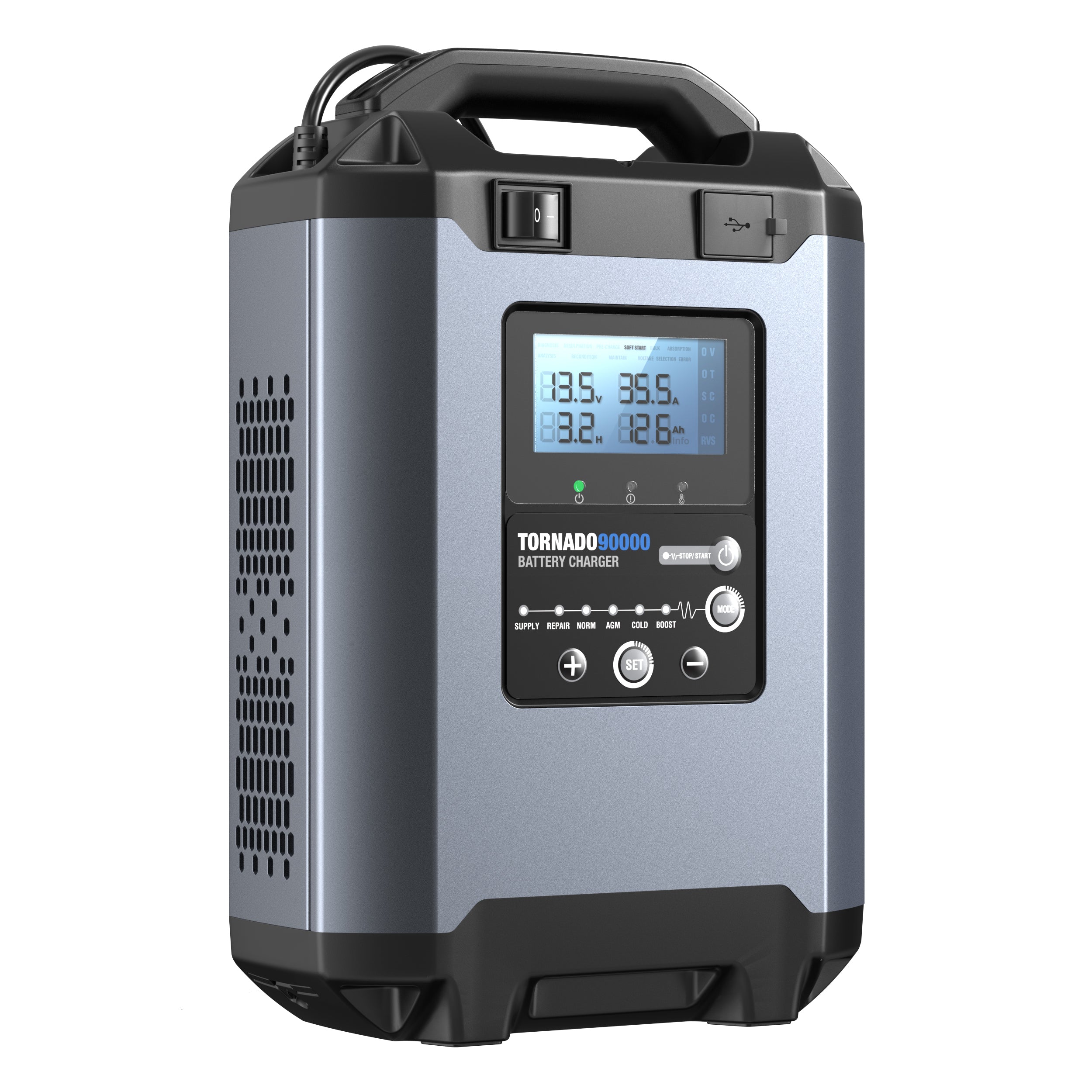 TOPDON 90A Stable Power Supply & Smart Charger 12V/24V