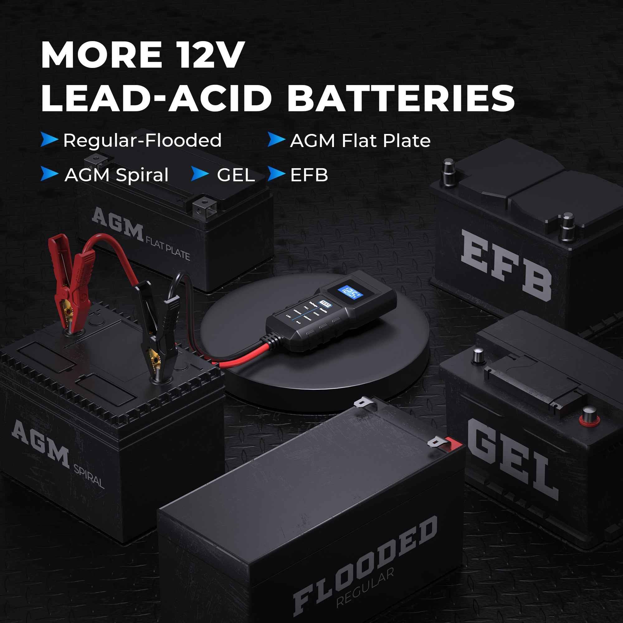 TOPDON Battery Load/Voltage Tester, Cranking & Charging Test w/App
