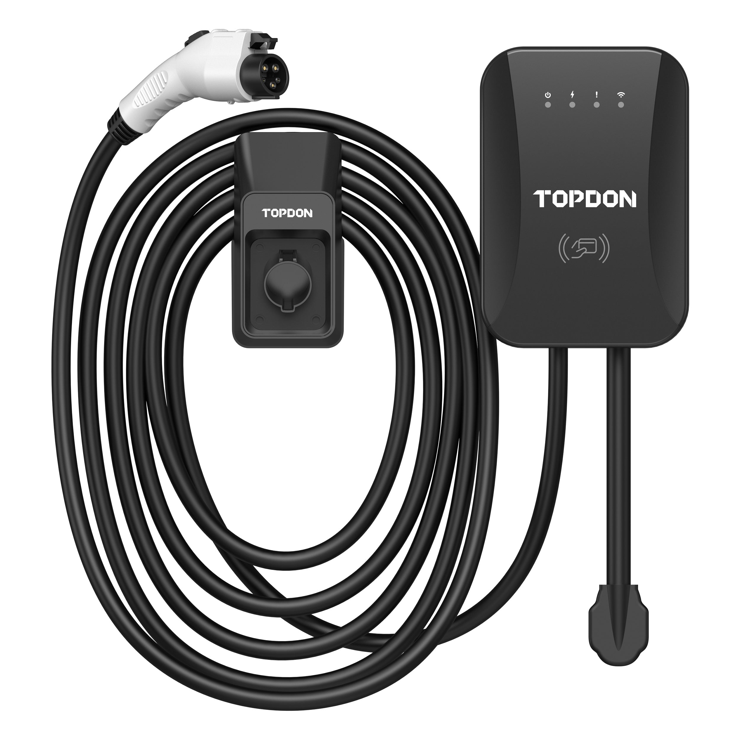 TOPDON 40A Level 2 EV Charger w/25FT Cable J1772 Plug, RFID Mode