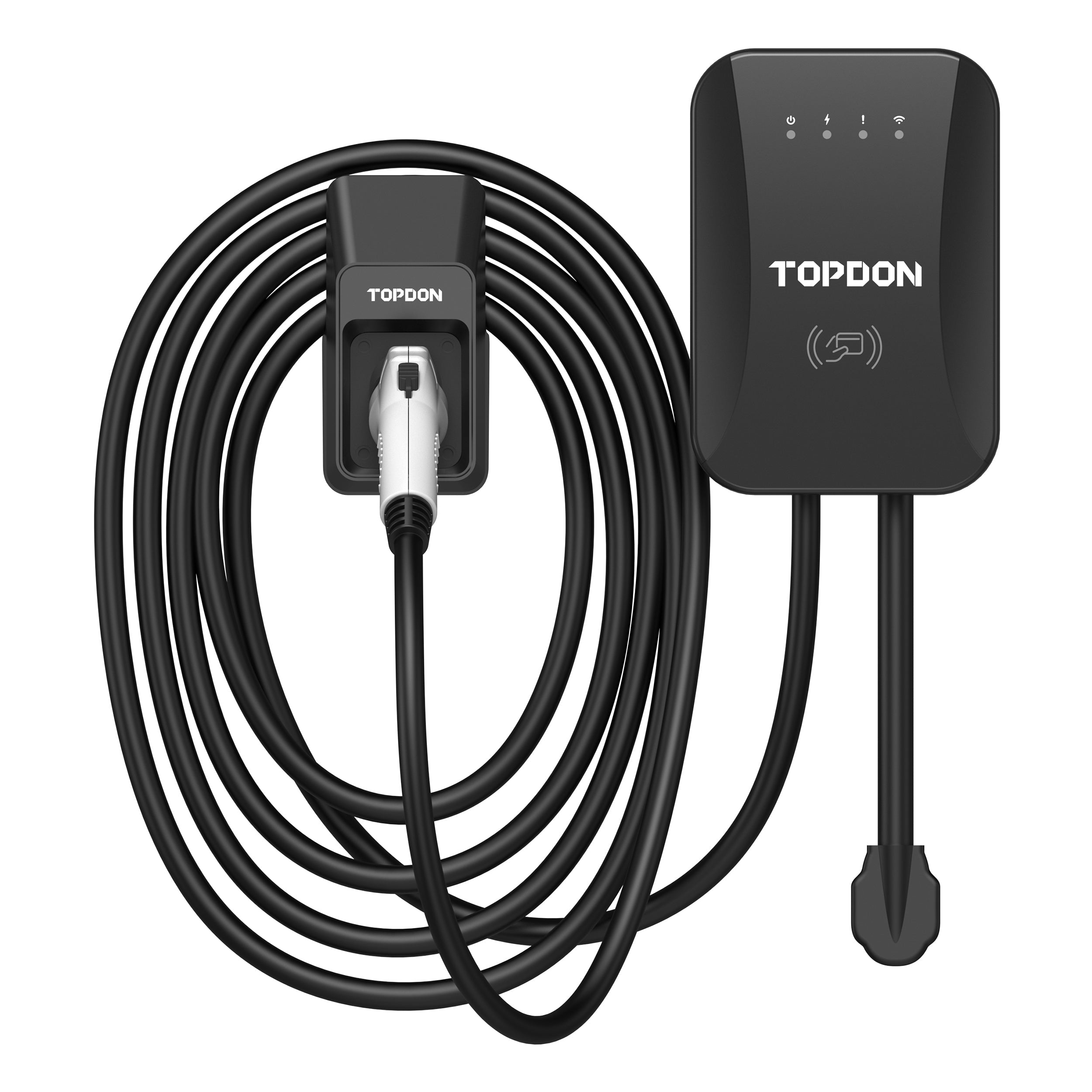 TOPDON 40A Level 2 EV Charger w/25FT Cable J1772 Plug, RFID Mode