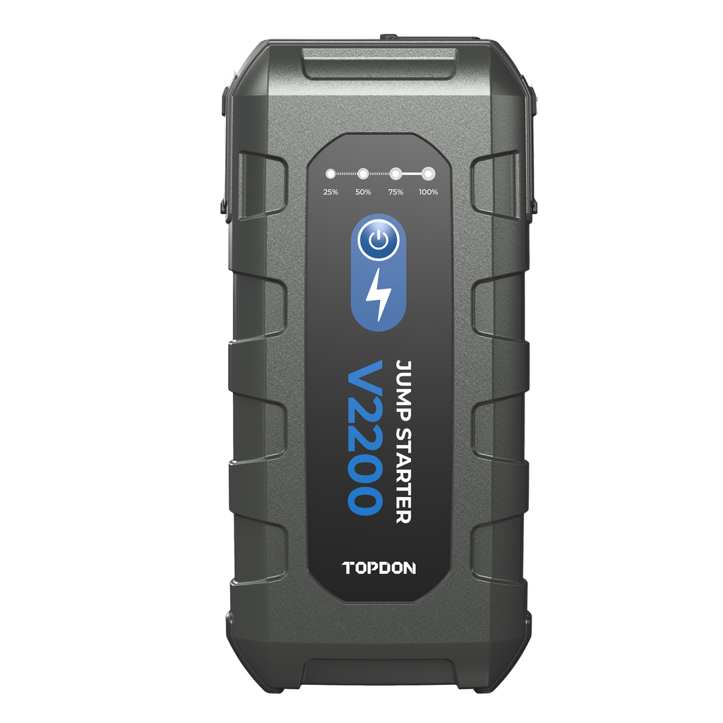 TOPDON 2200 Peak Amp Jump Starter, Power Bank, & Flashlight
